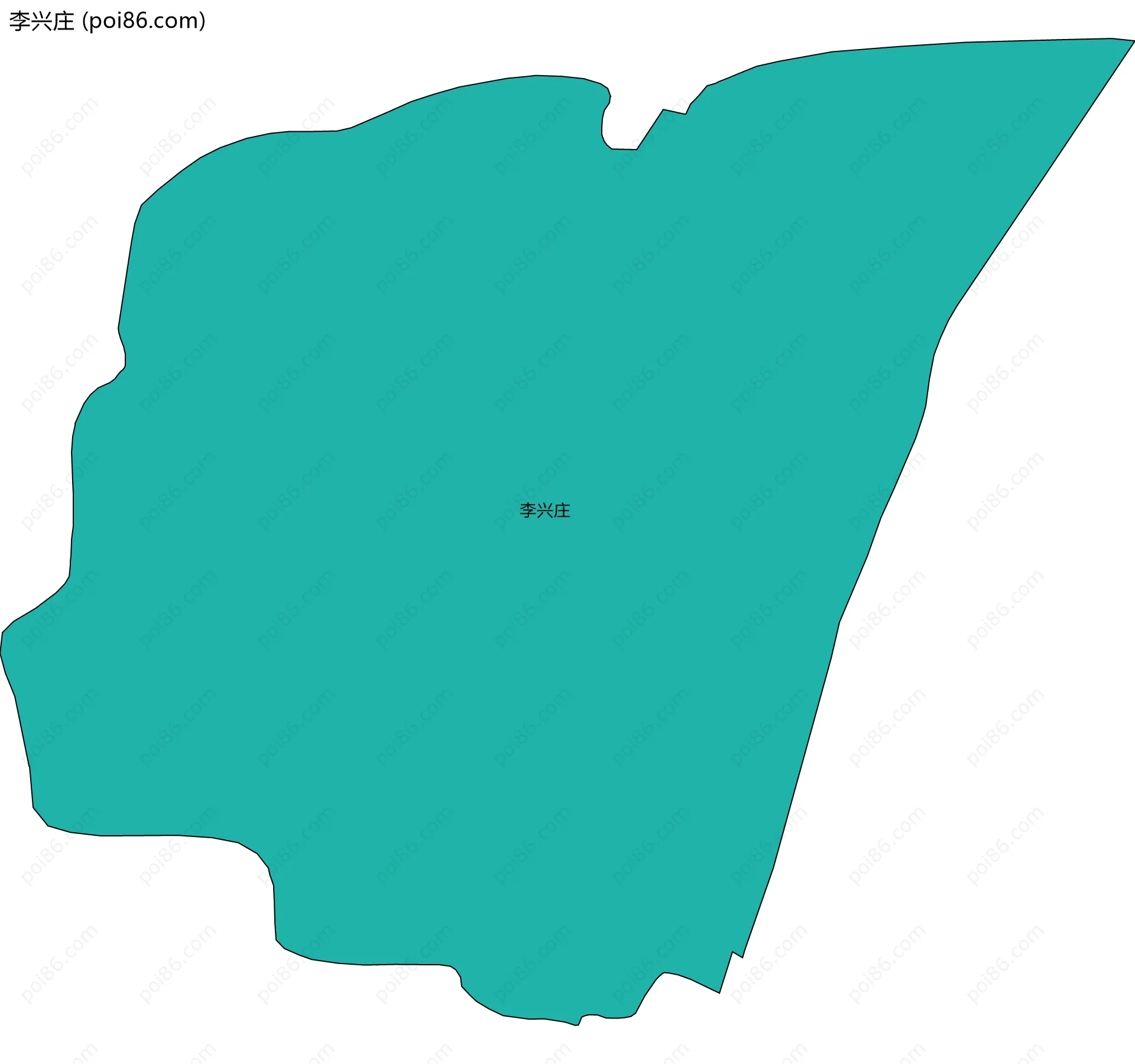 李兴庄边界地图