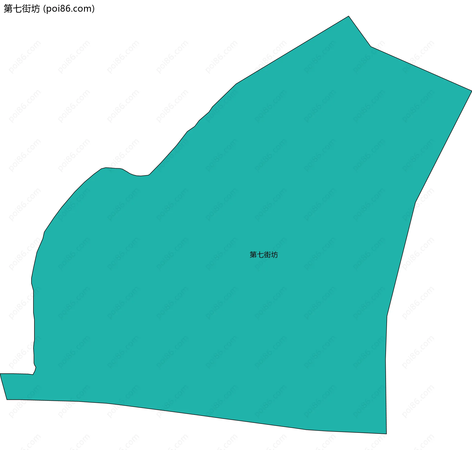 第七街坊边界地图