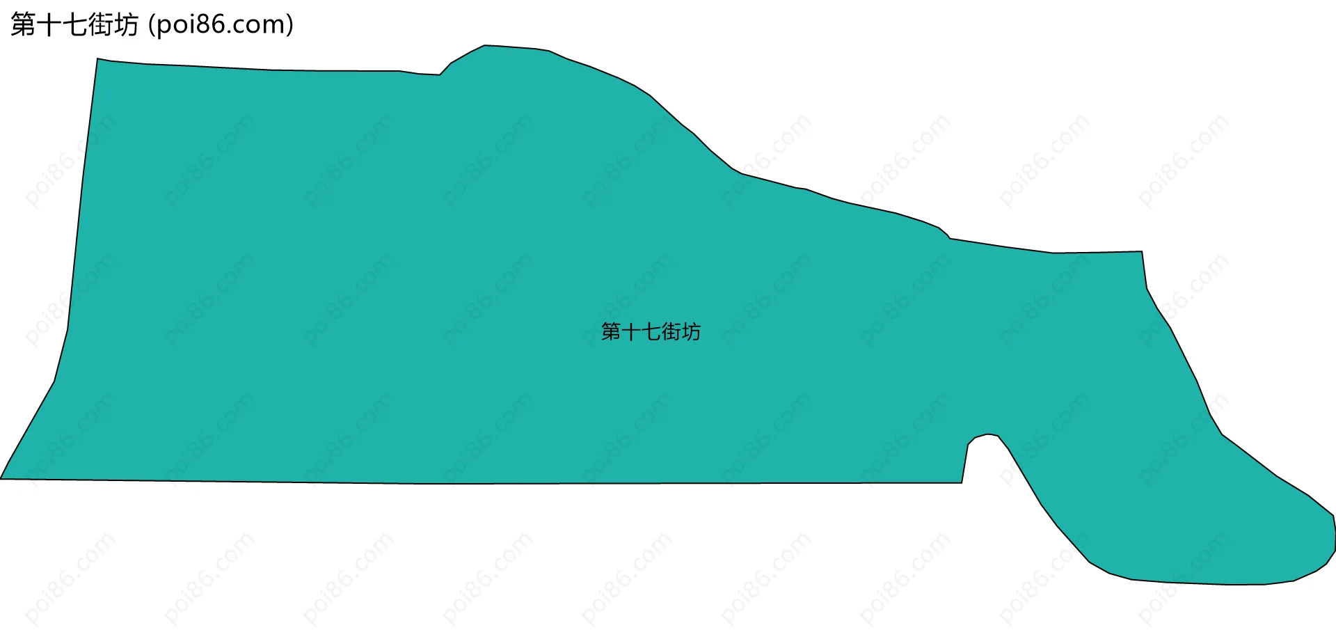 第十七街坊边界地图