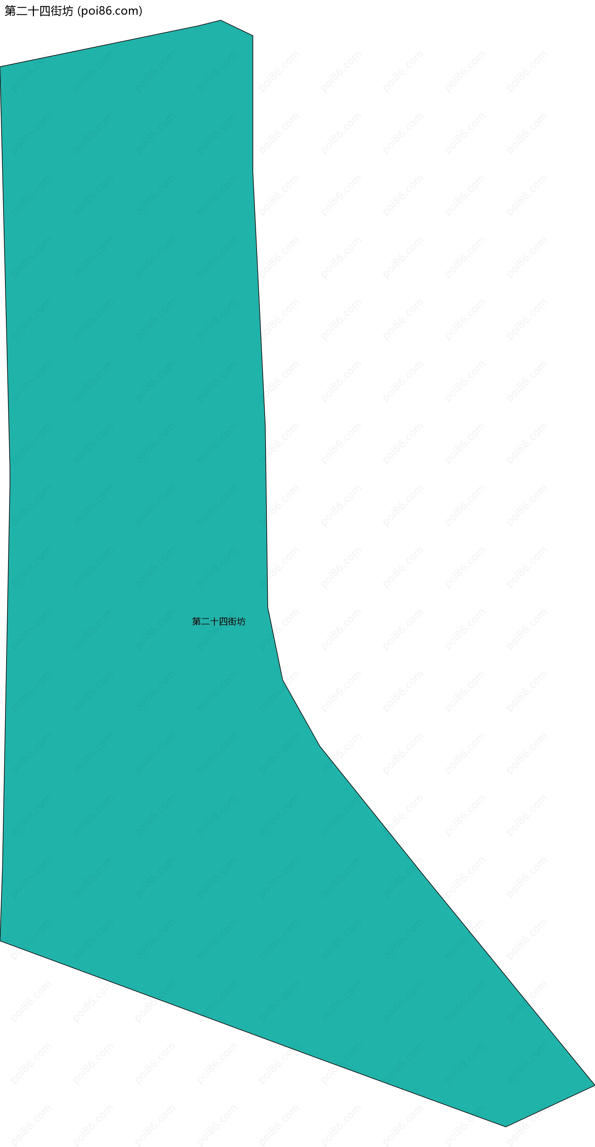 第二十四街坊边界地图