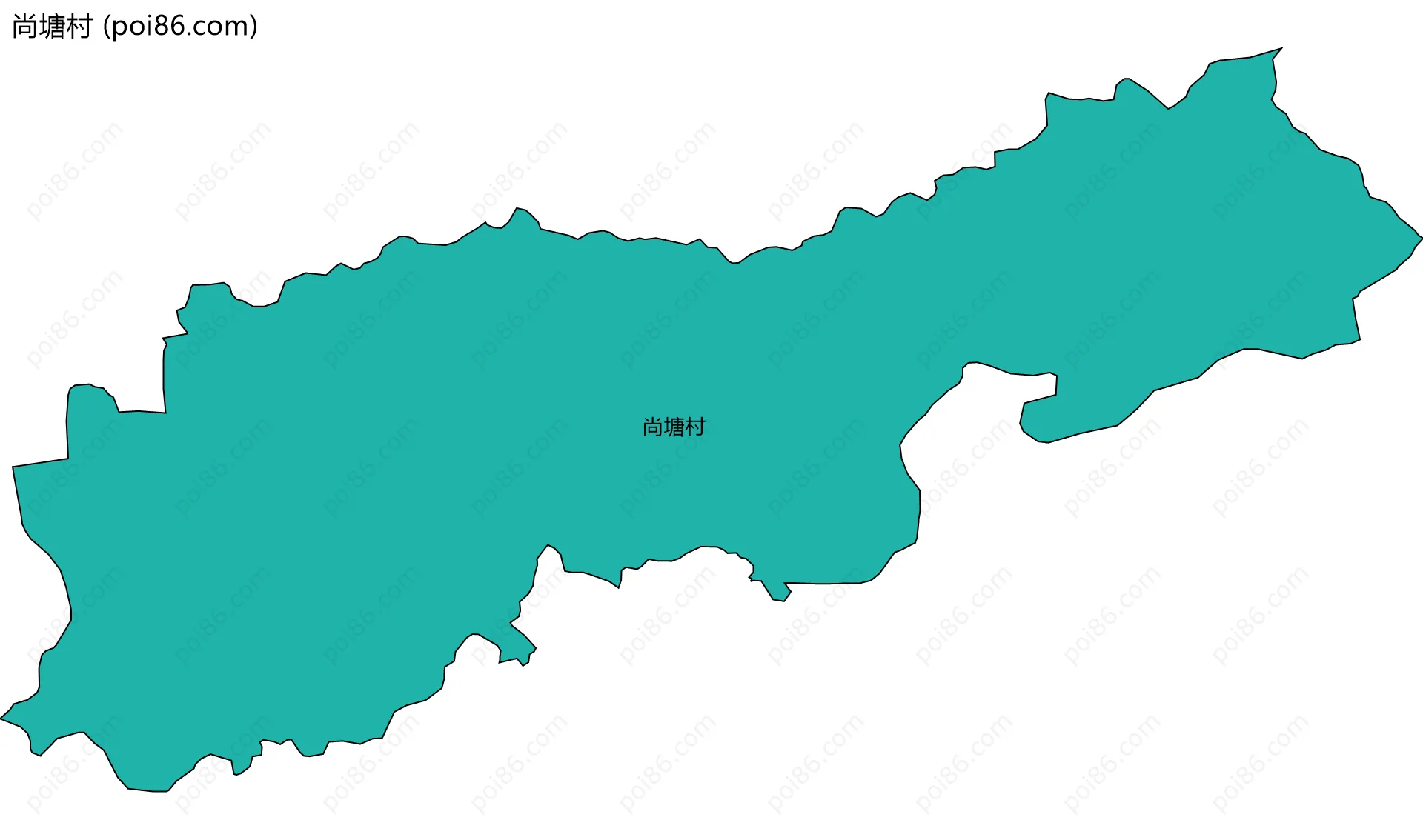 尚塘村边界地图