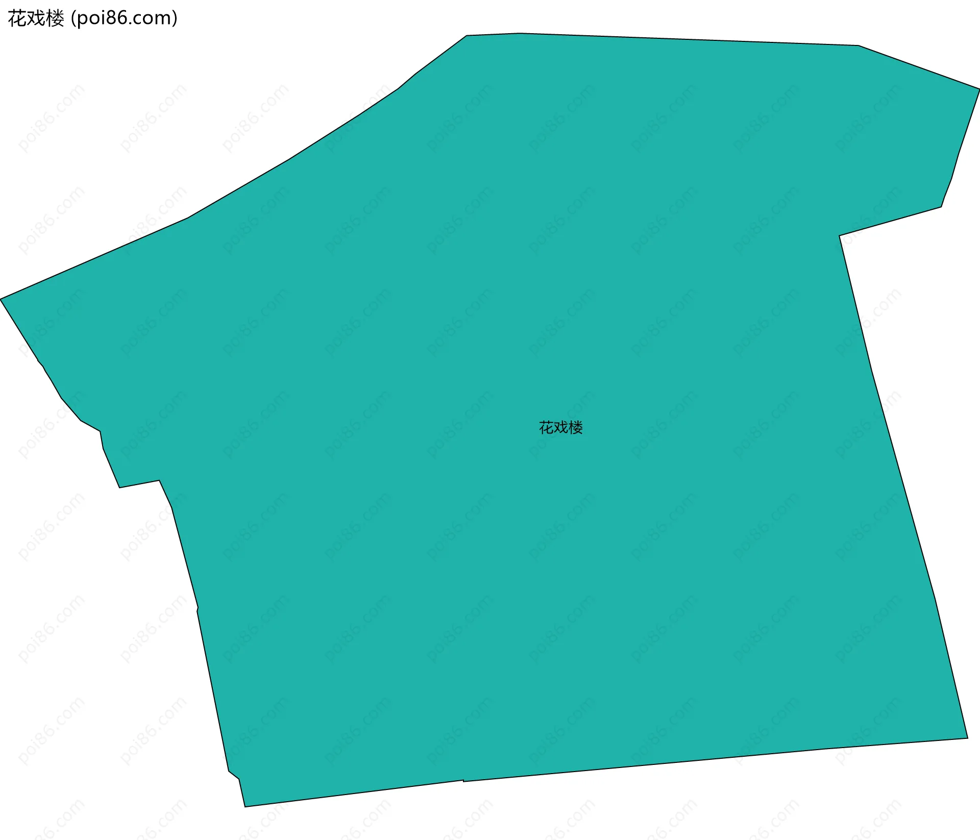 花戏楼边界地图