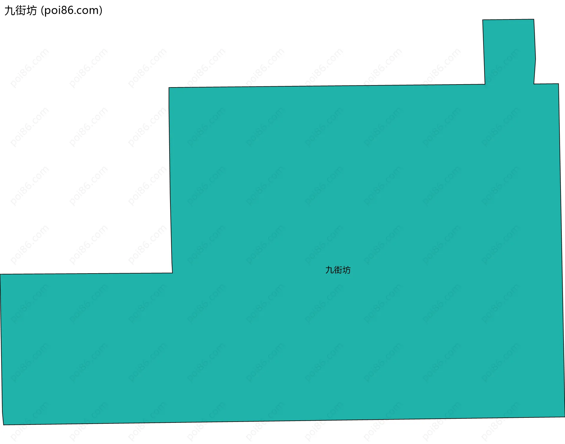 九街坊边界地图