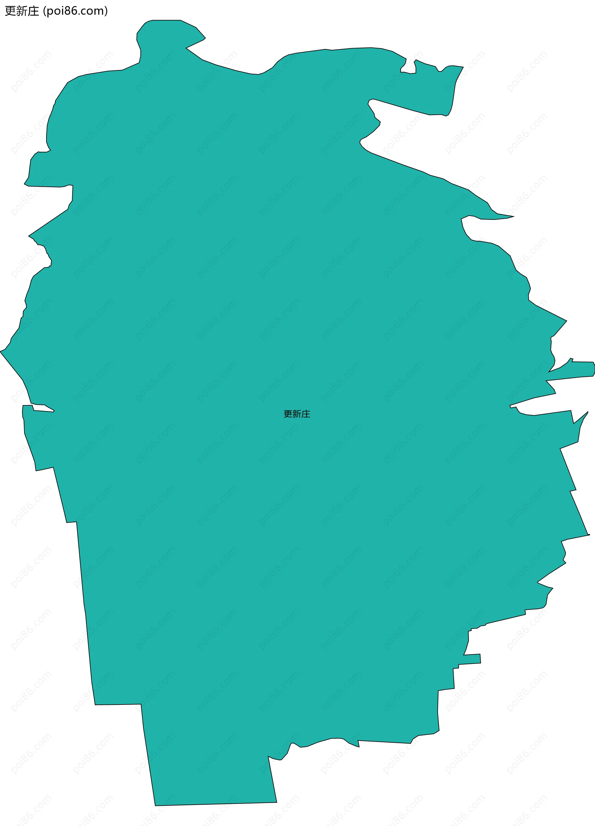 更新庄边界地图