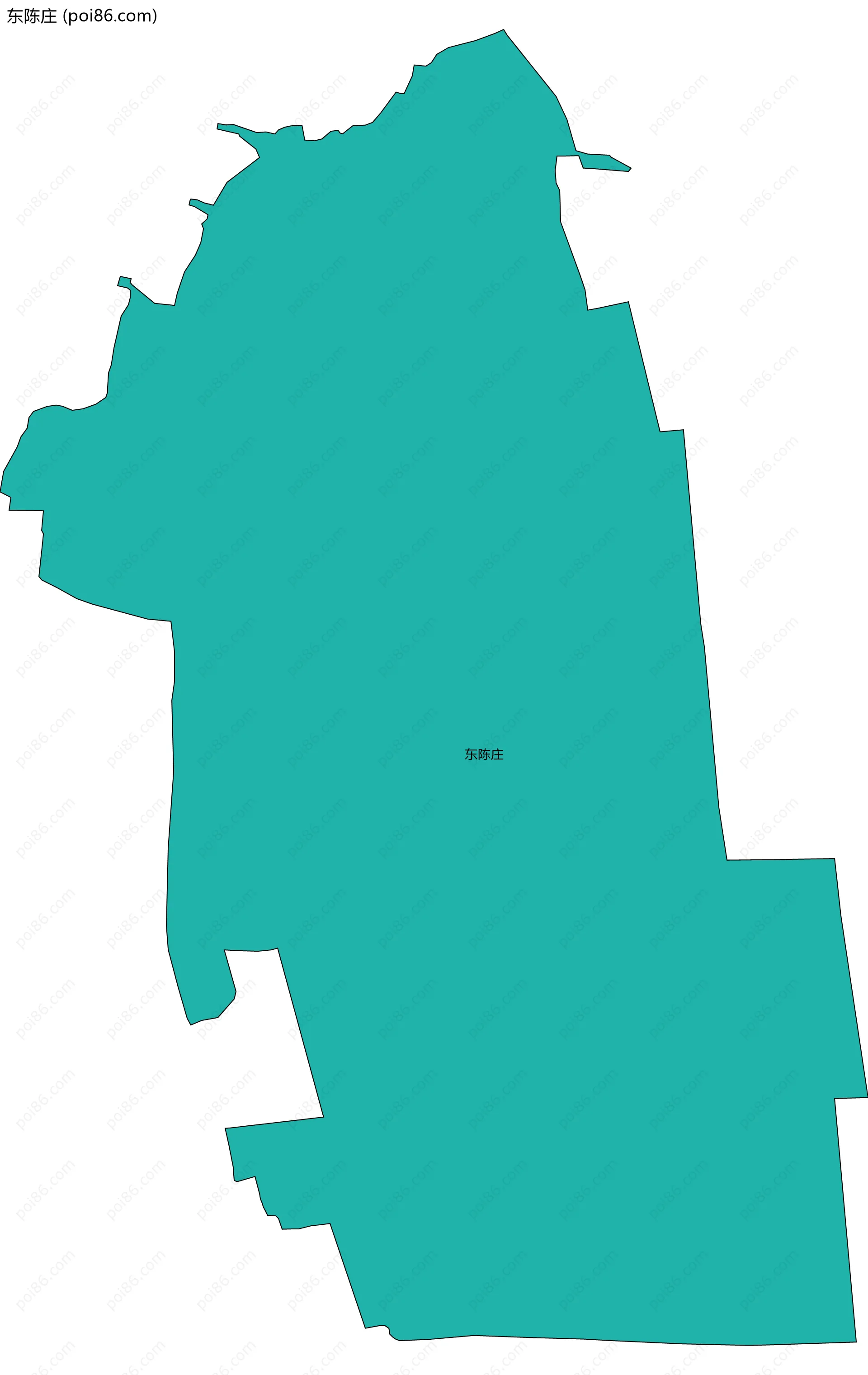 东陈庄边界地图