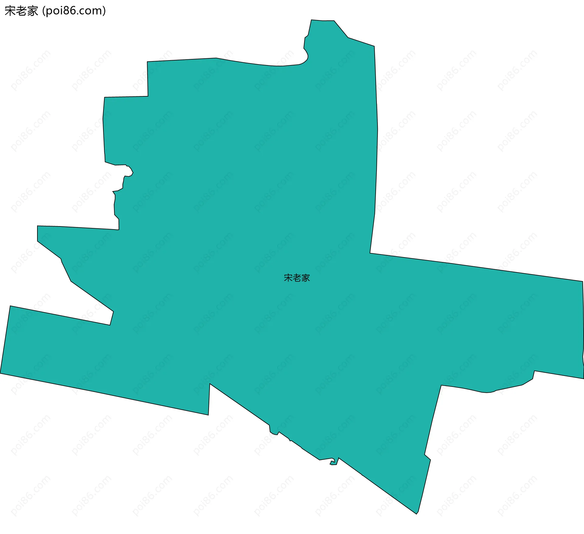 宋老家边界地图