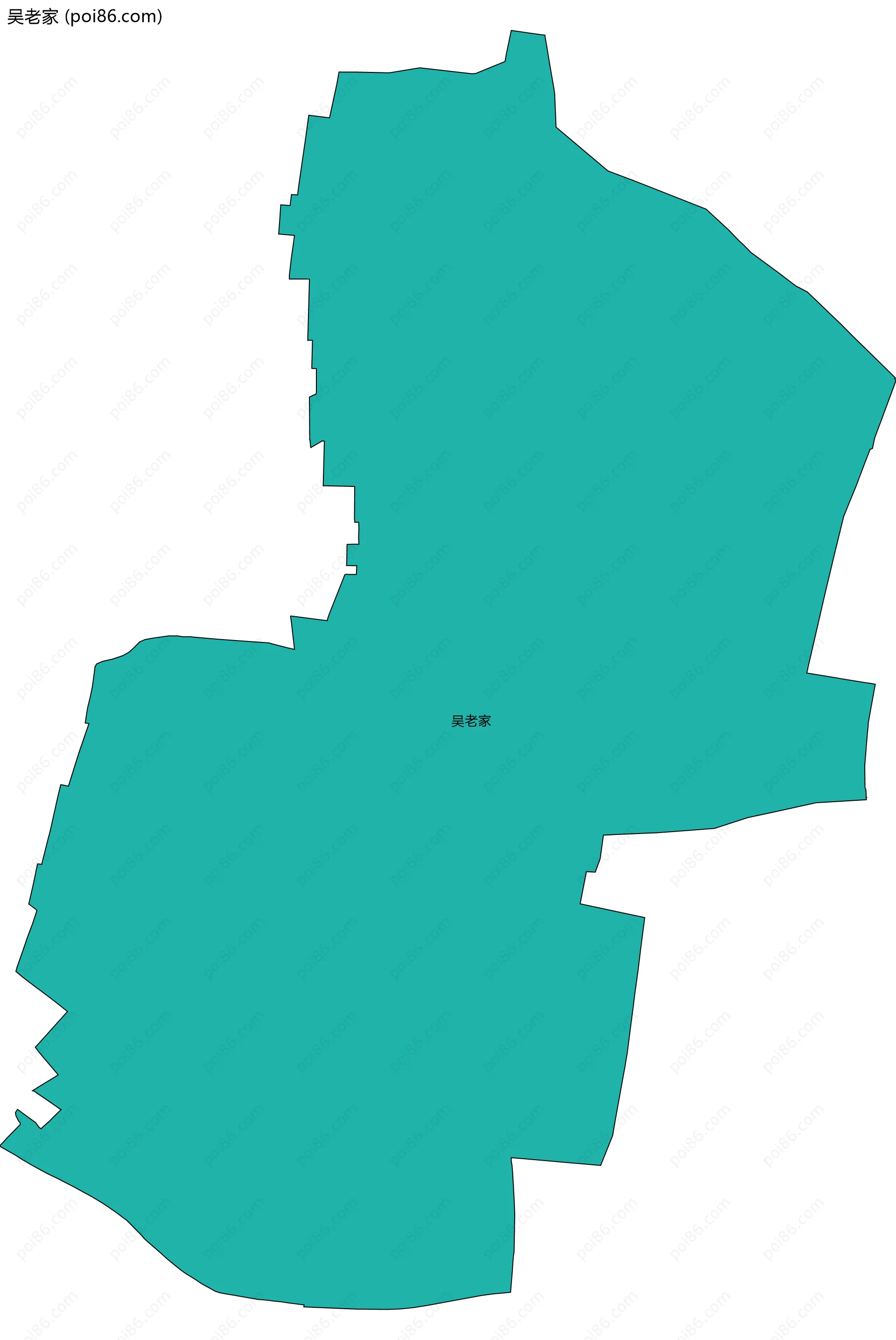 吴老家边界地图