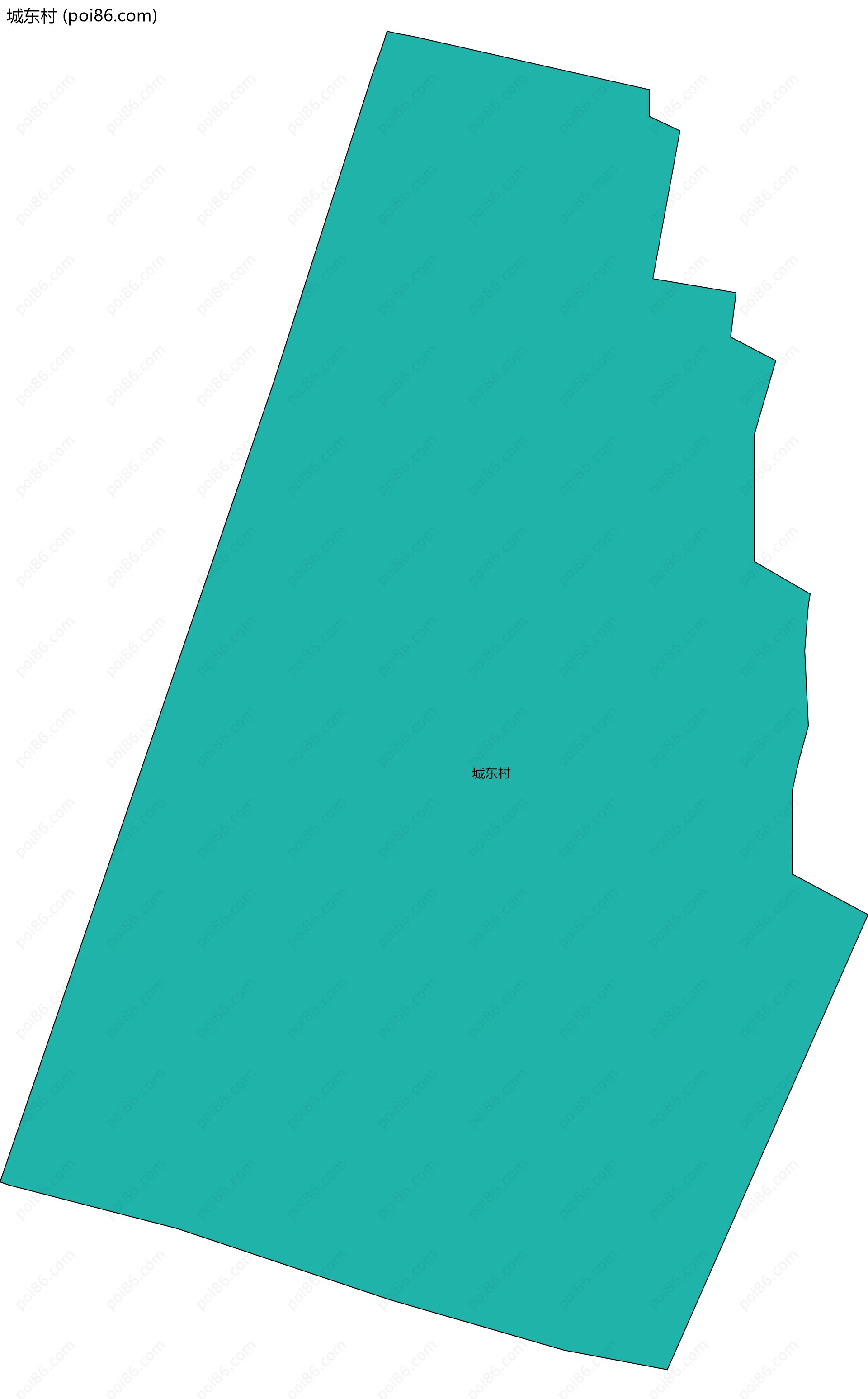 城东村边界地图