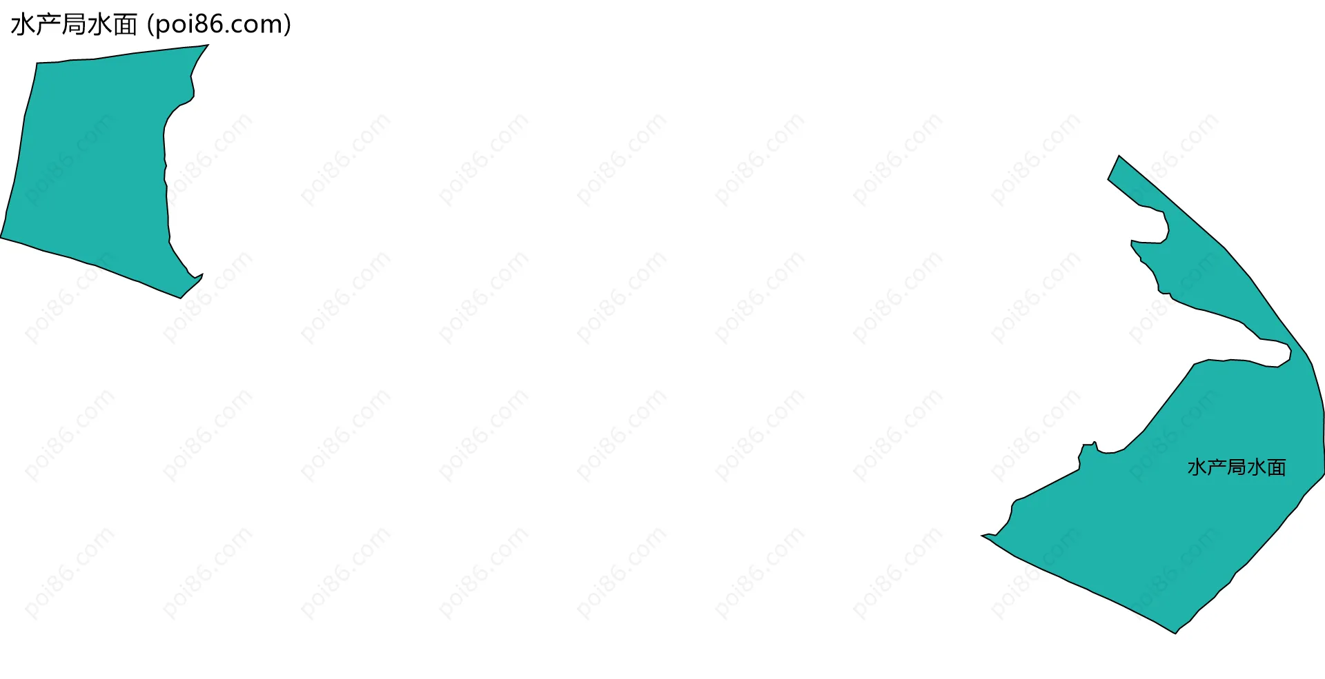水产局水面边界地图