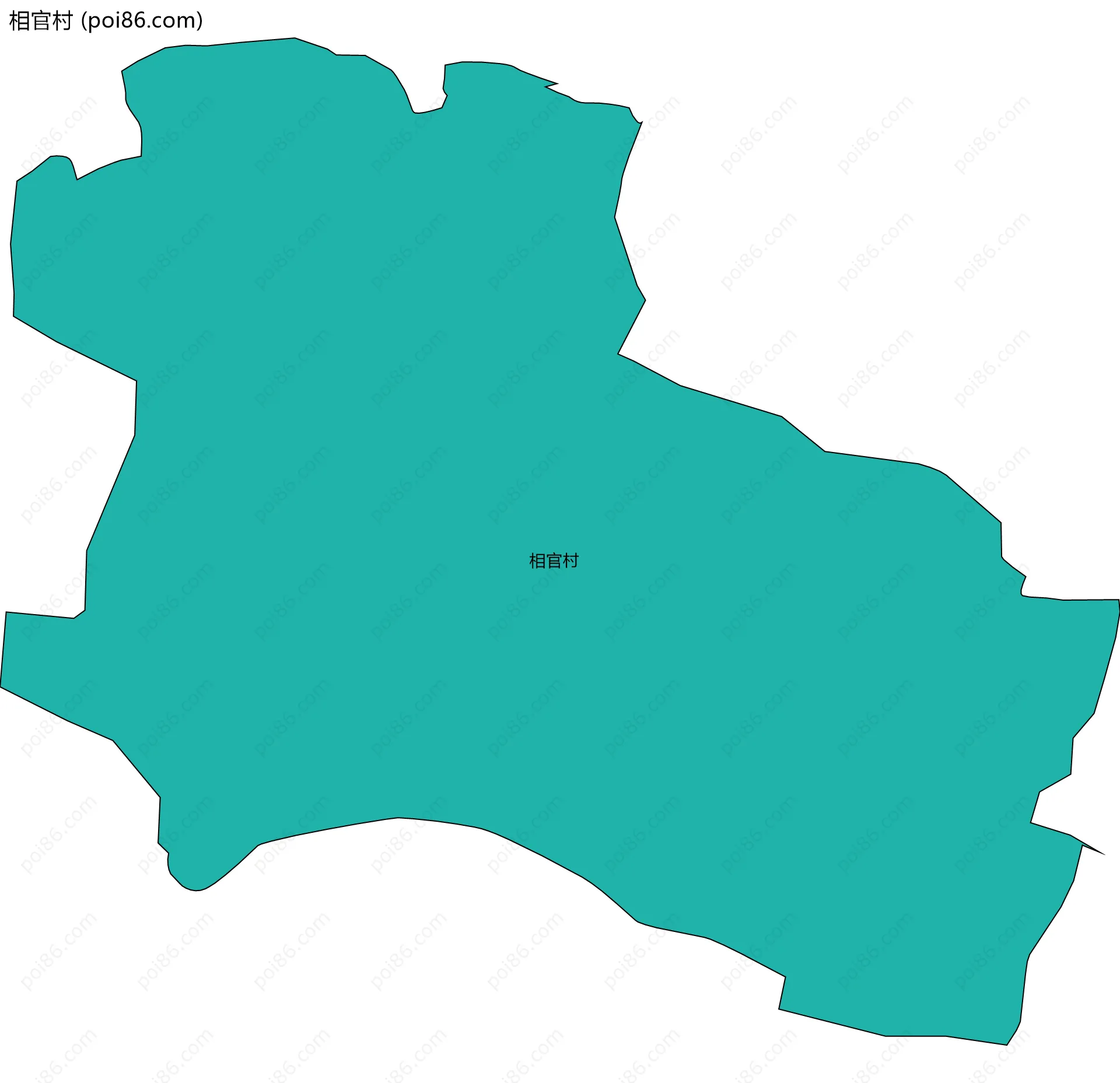 相官村边界地图