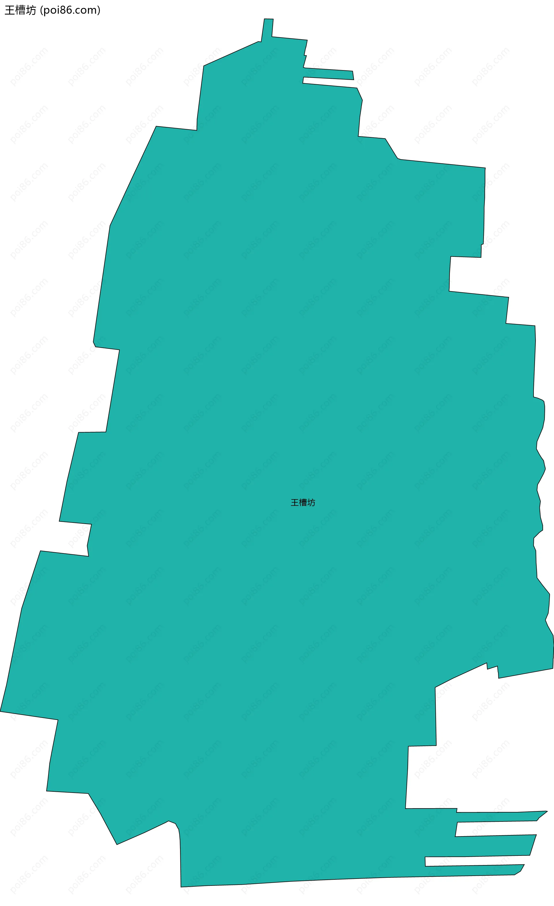王槽坊边界地图