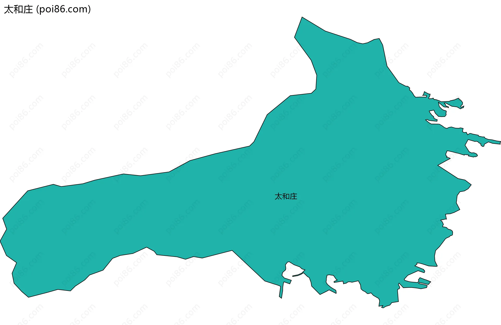 太和庄边界地图