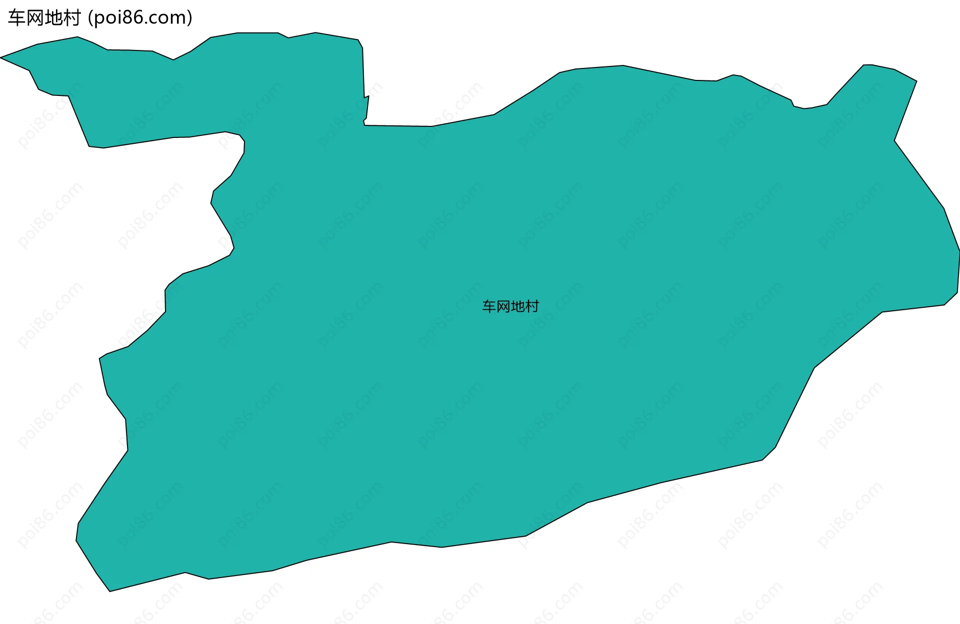 车网地村边界地图
