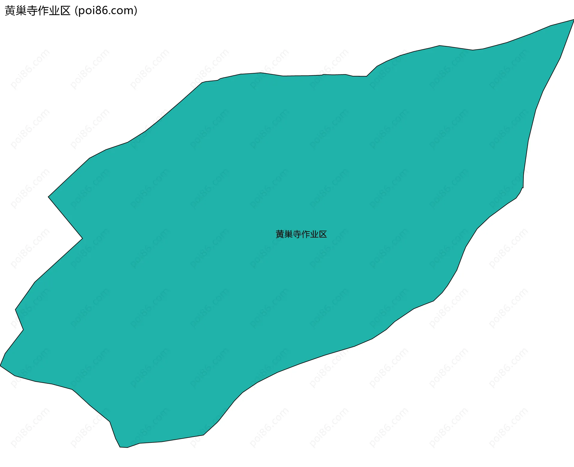 黄巢寺作业区边界地图