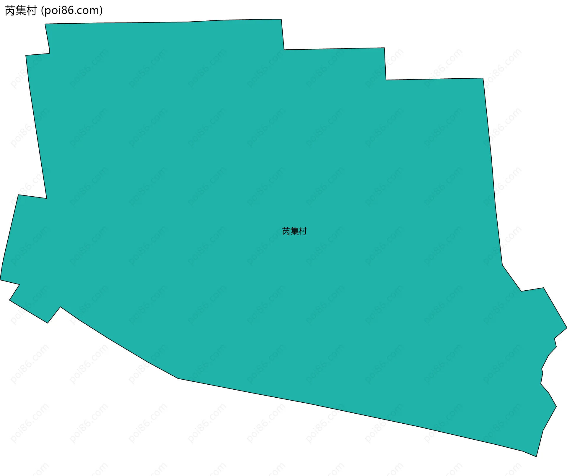 芮集村边界地图
