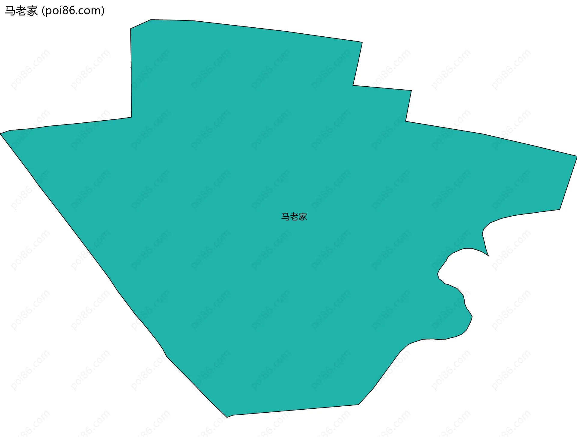 马老家边界地图