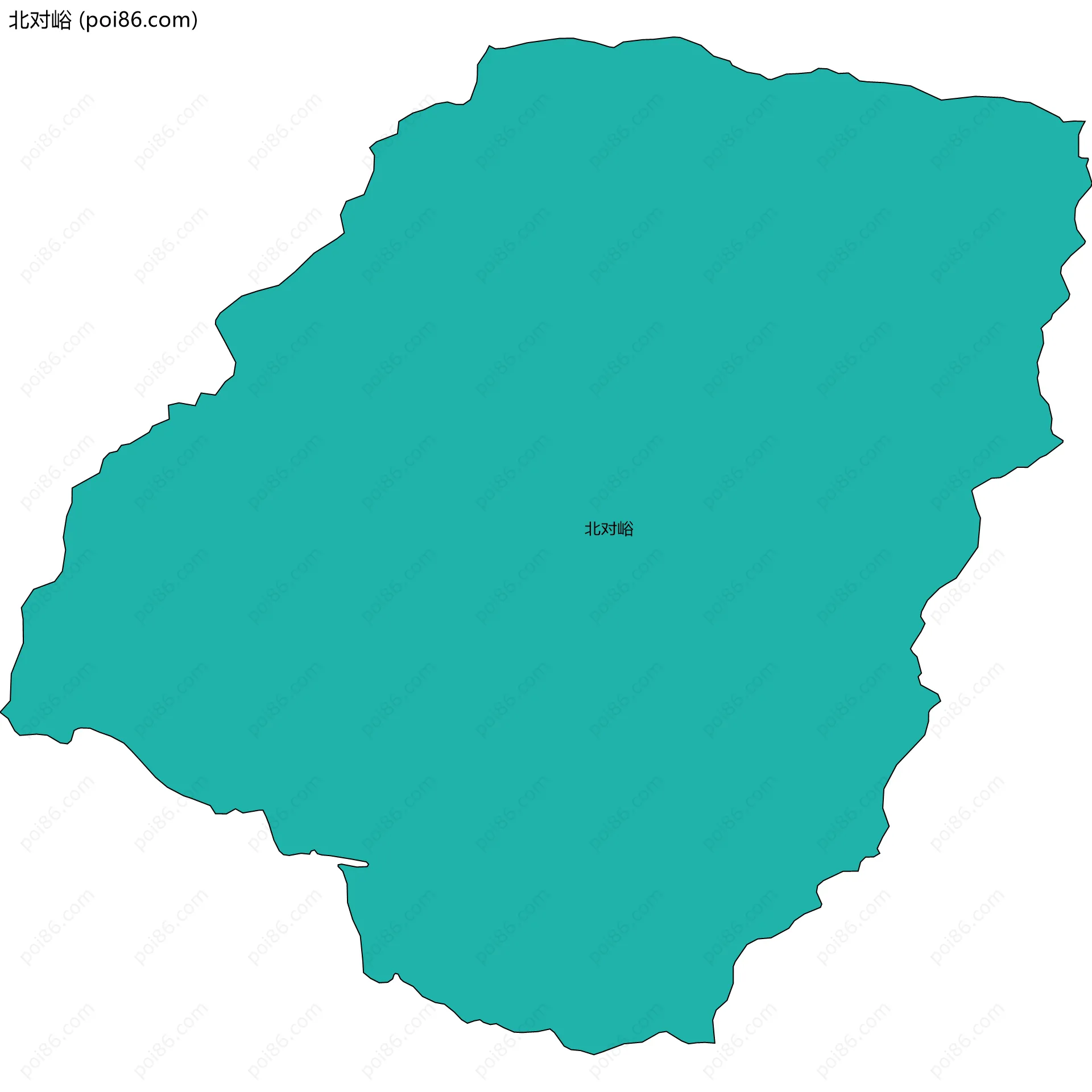 北对峪边界地图