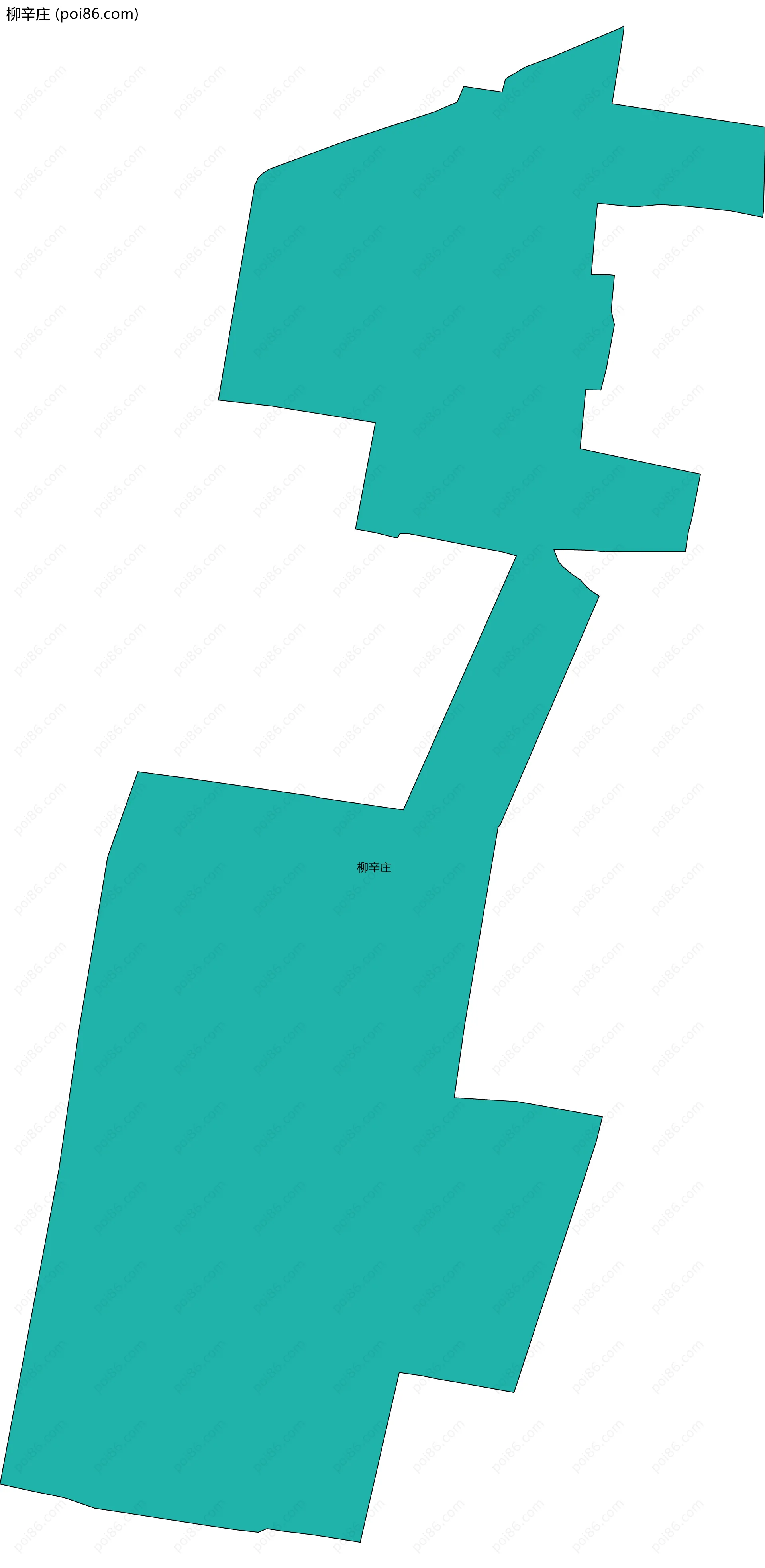 柳辛庄边界地图