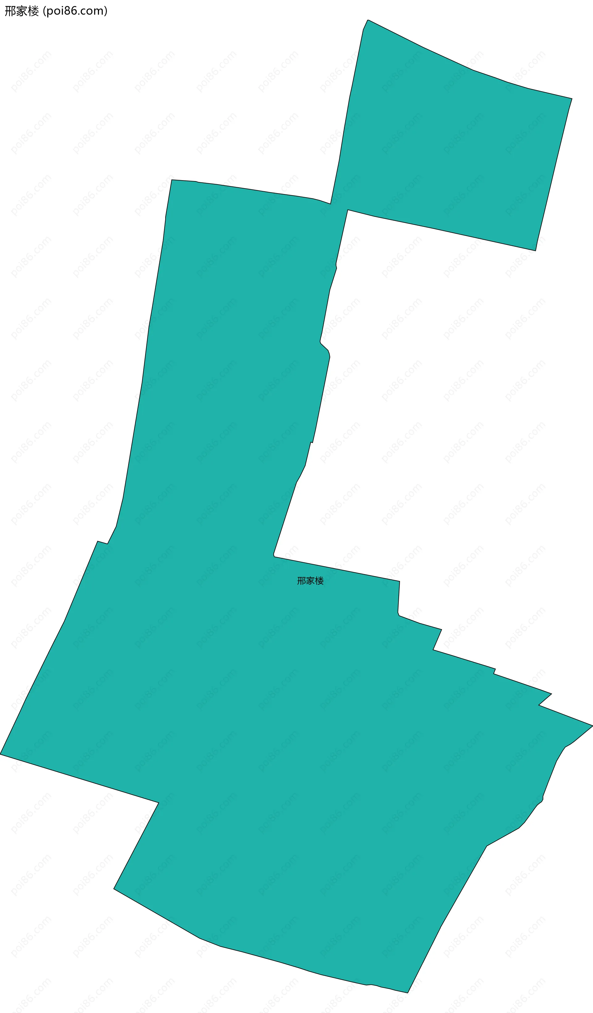 邢家楼边界地图