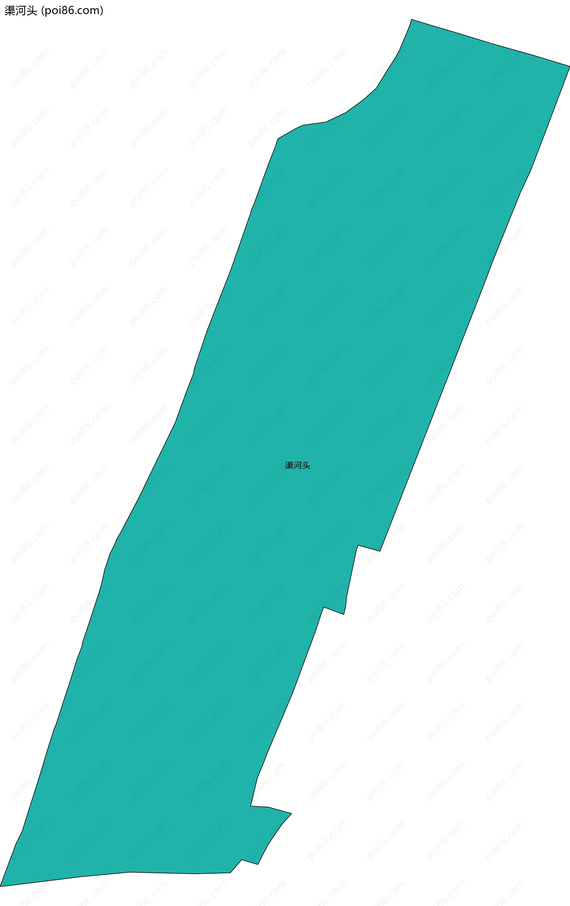 渠河头边界地图