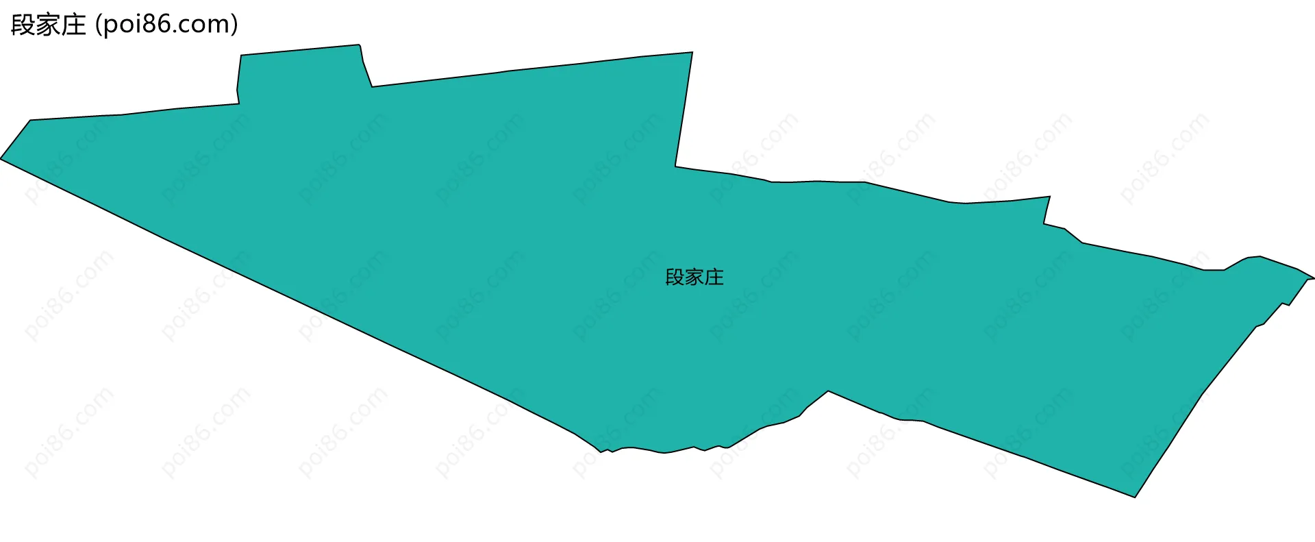 段家庄边界地图