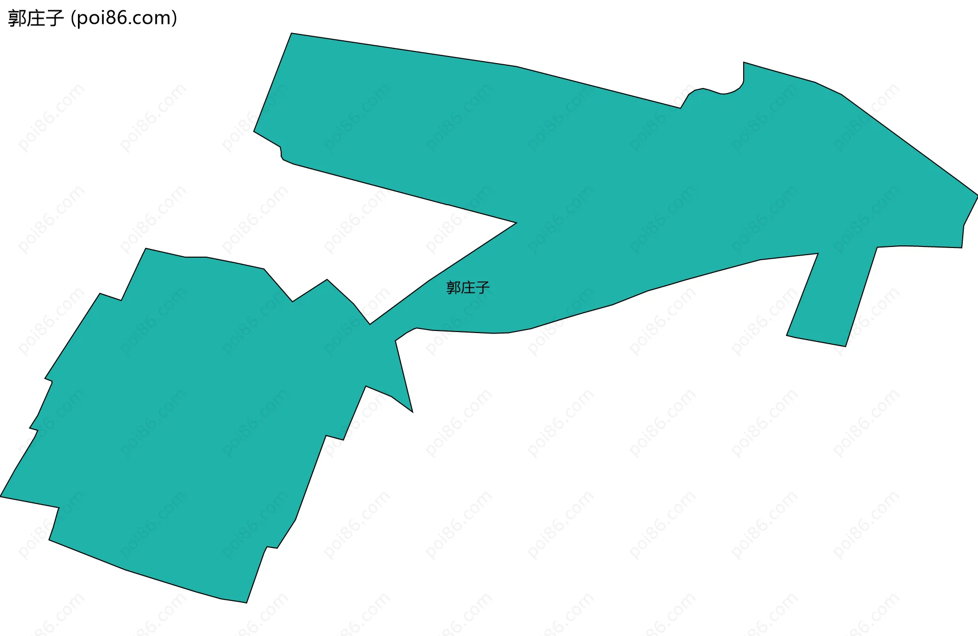 郭庄子边界地图