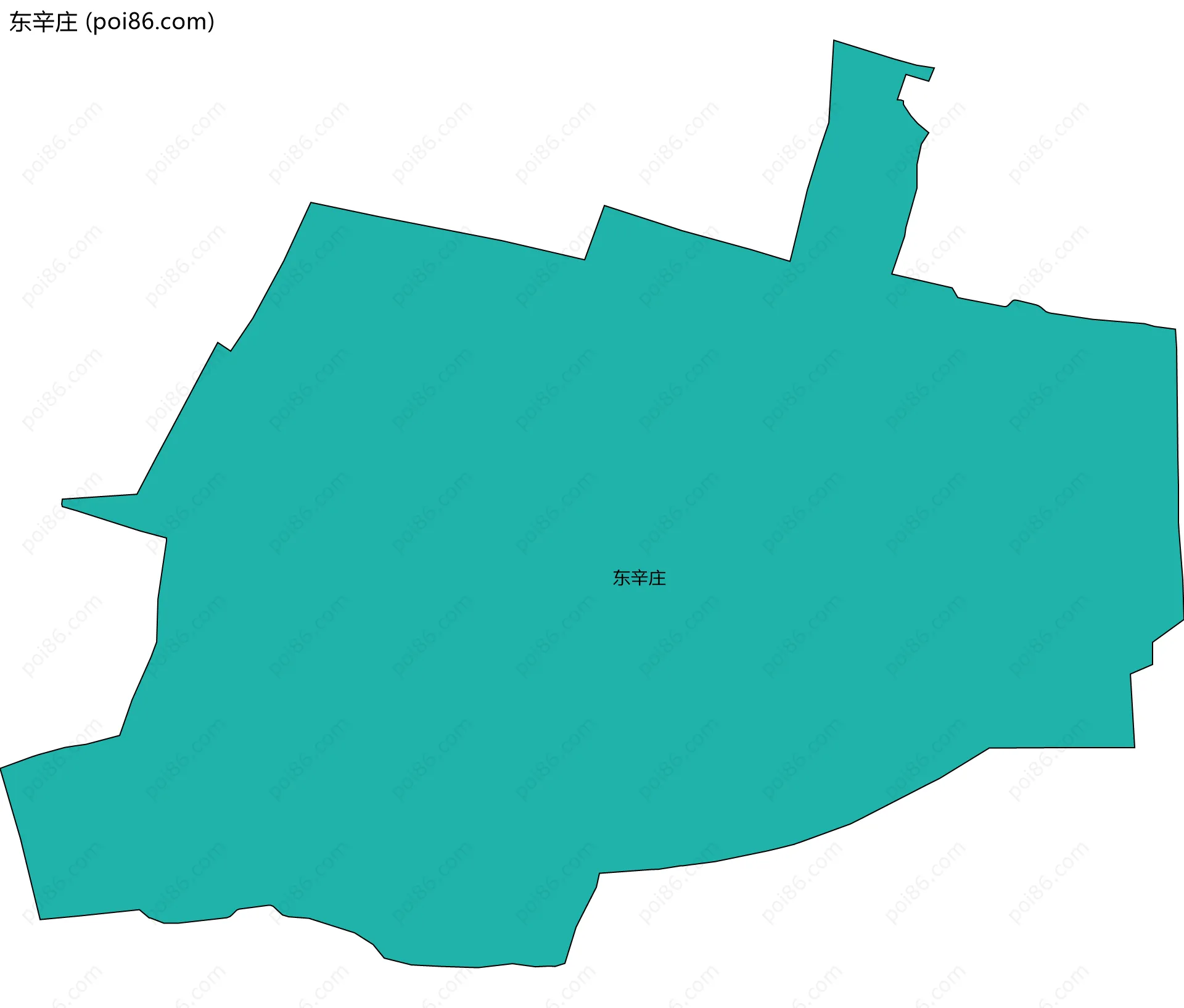 东辛庄边界地图