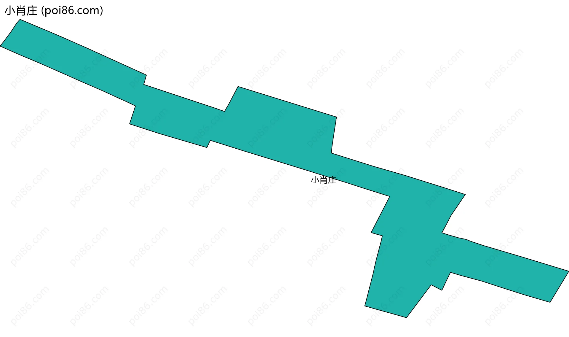 小肖庄边界地图