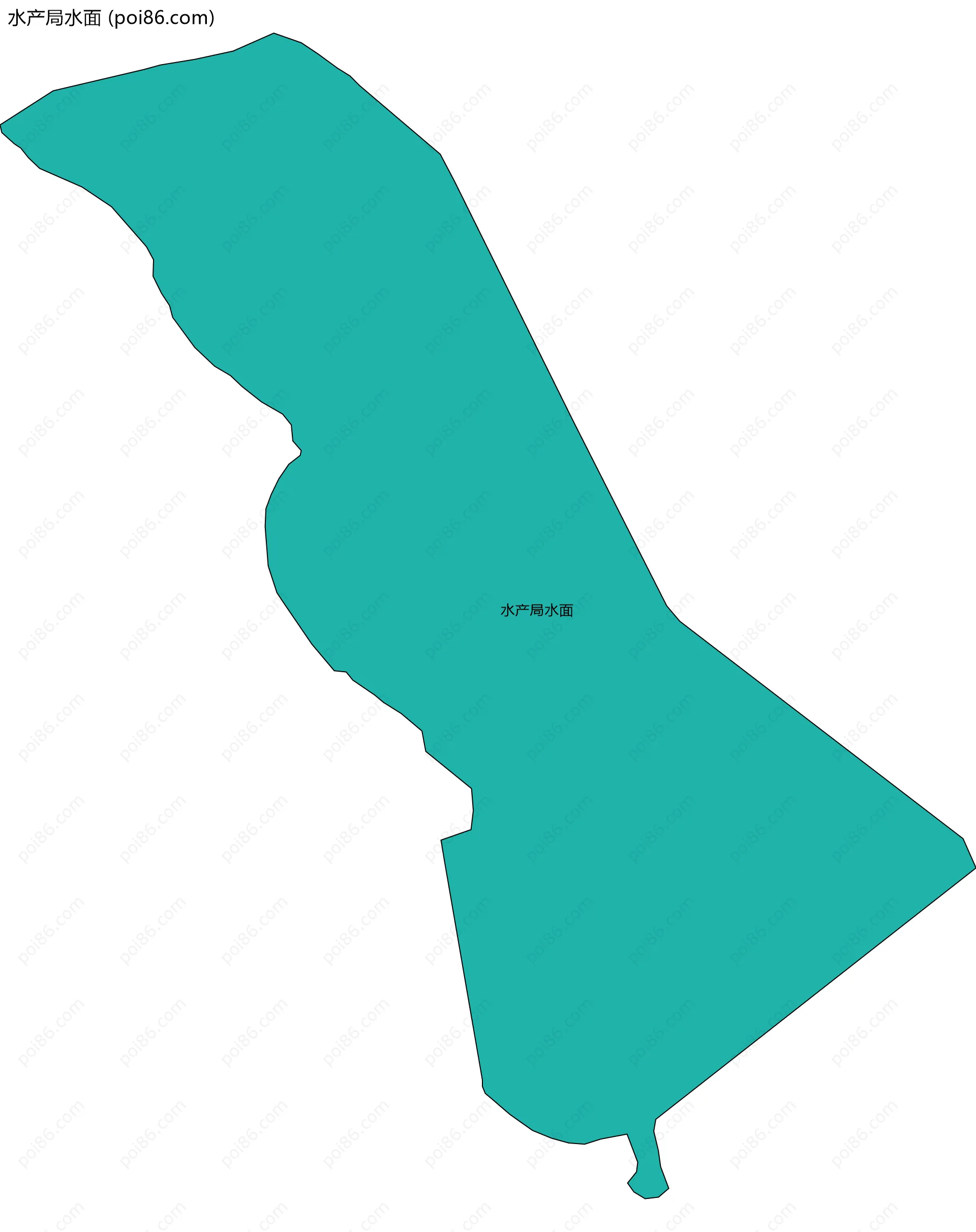水产局水面边界地图
