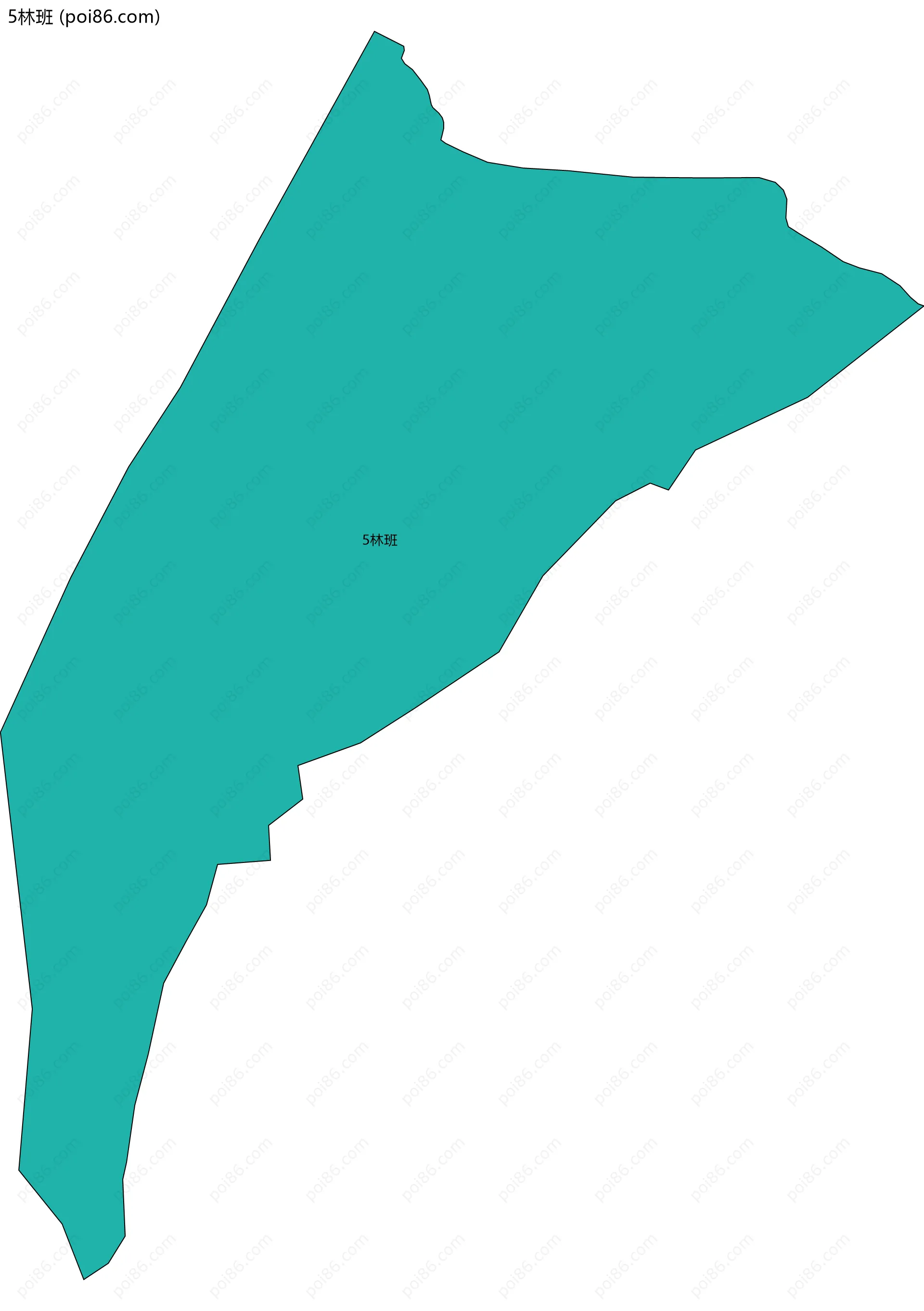 5林班边界地图