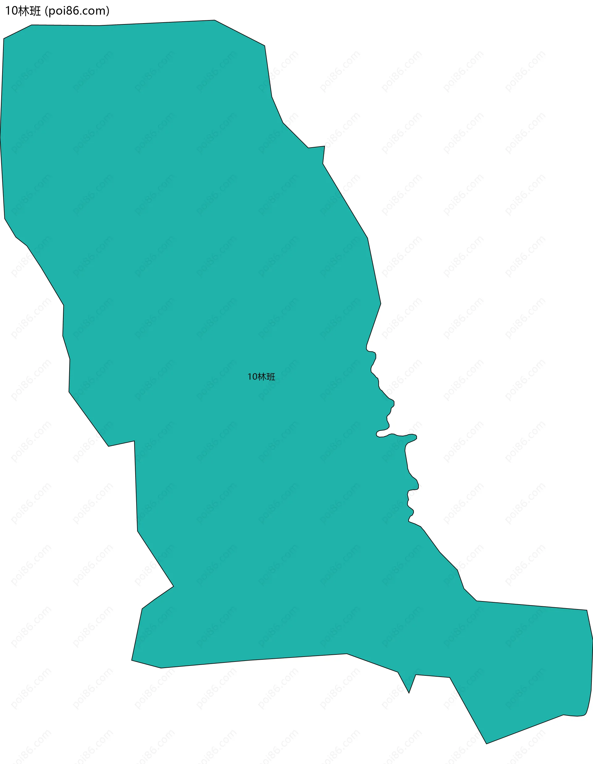 10林班边界地图