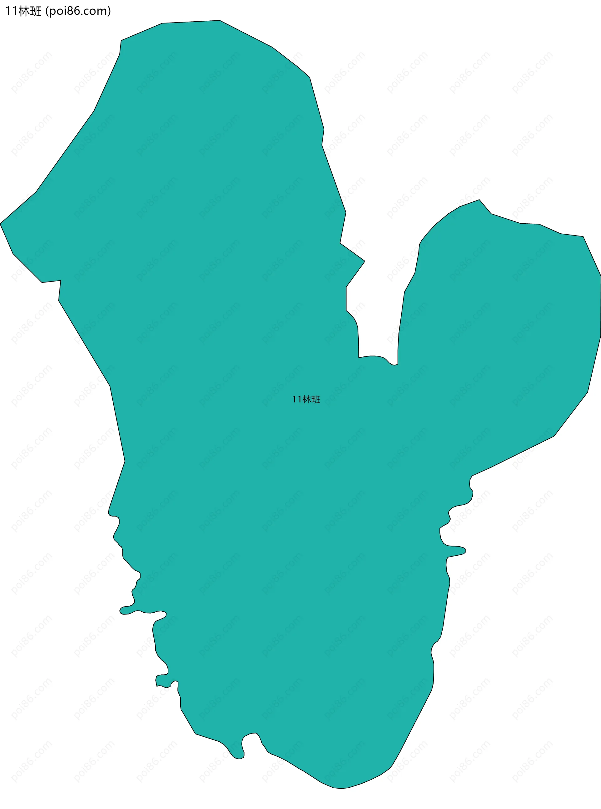 11林班边界地图