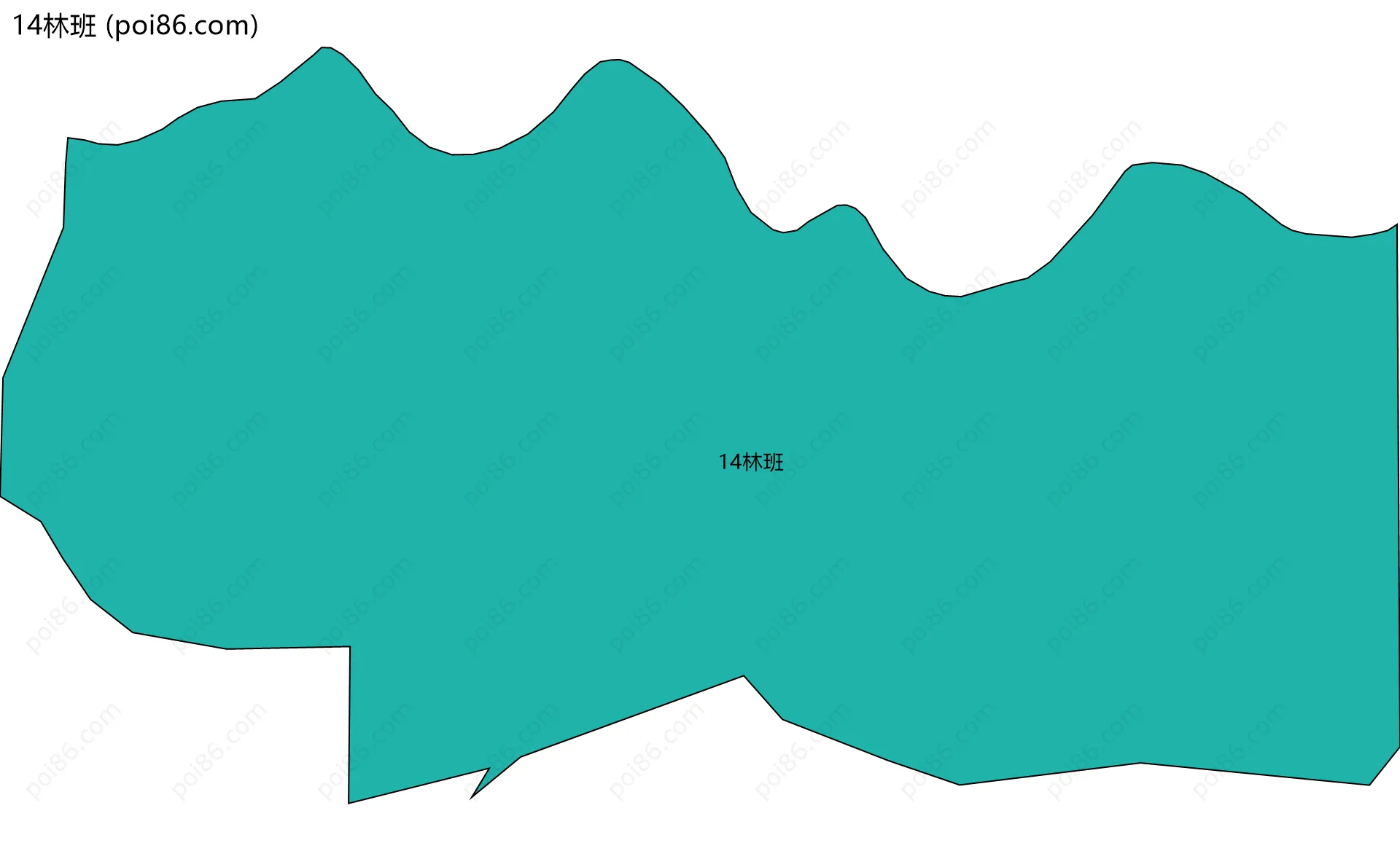 14林班边界地图