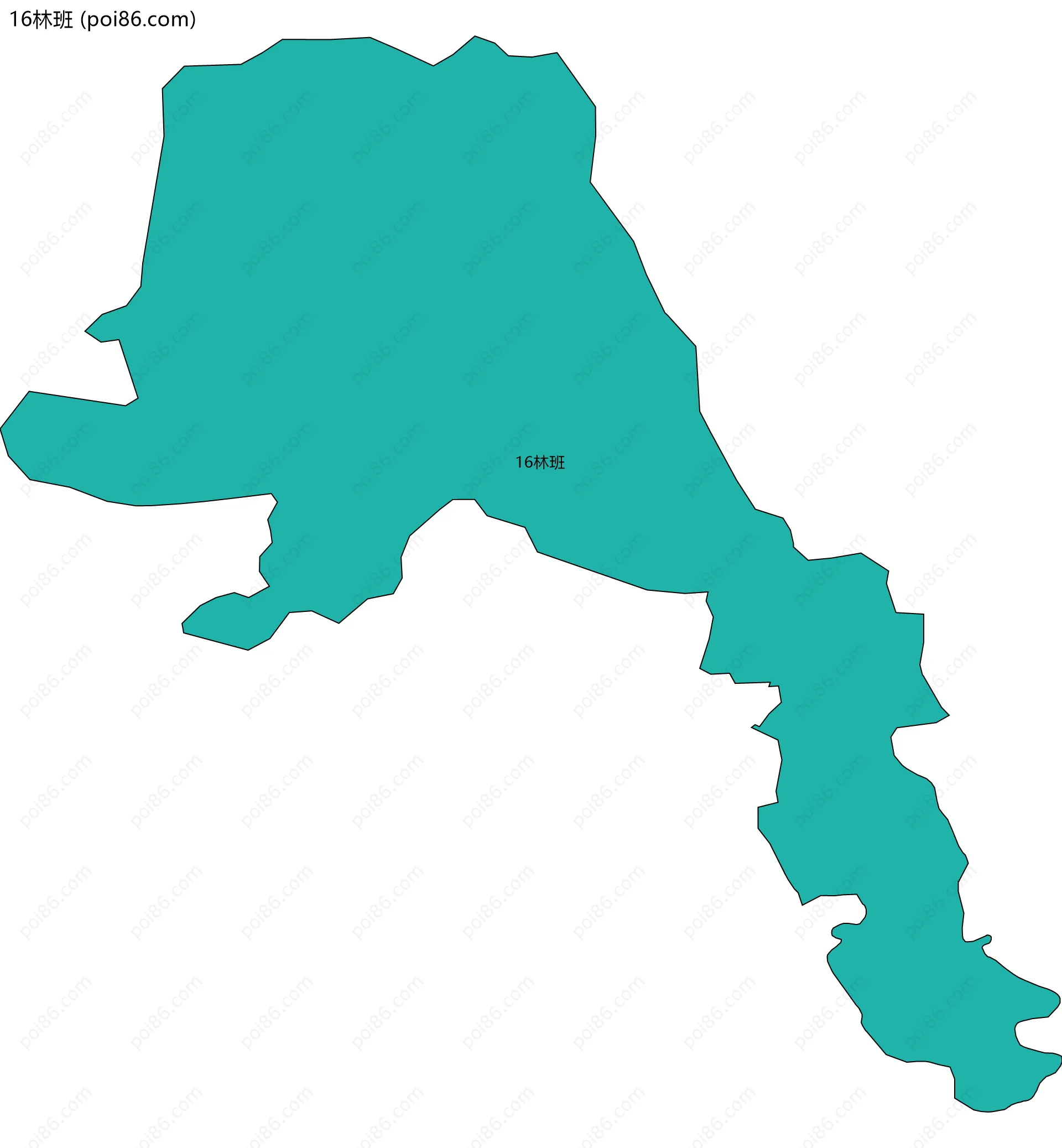 16林班边界地图