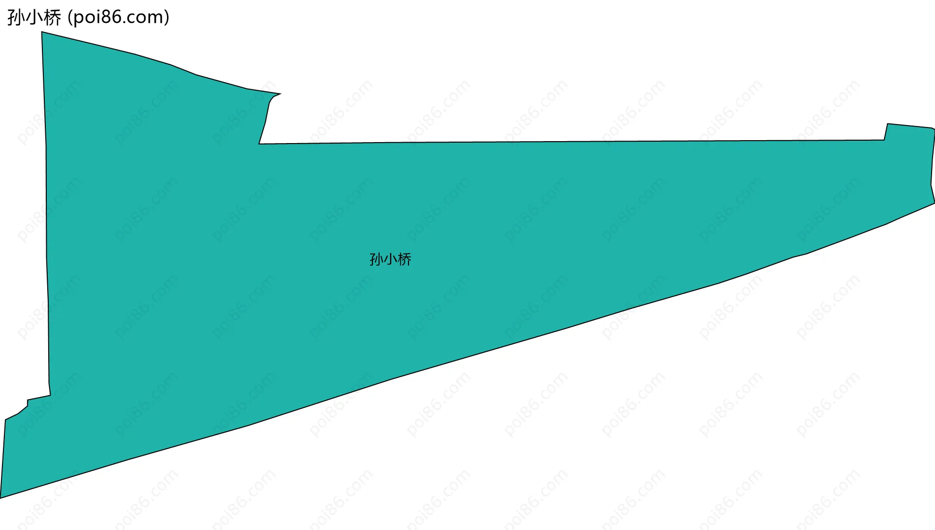 孙小桥边界地图