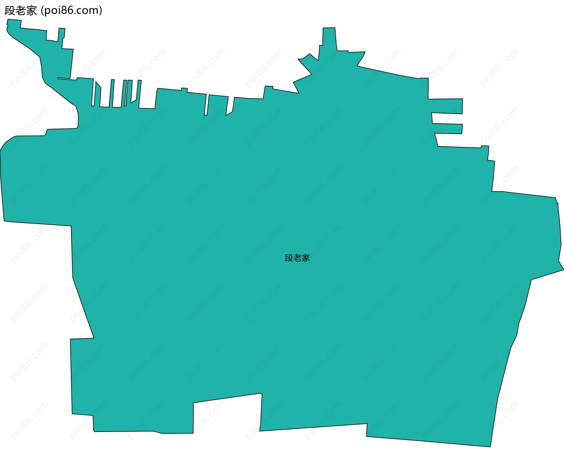 段老家边界地图