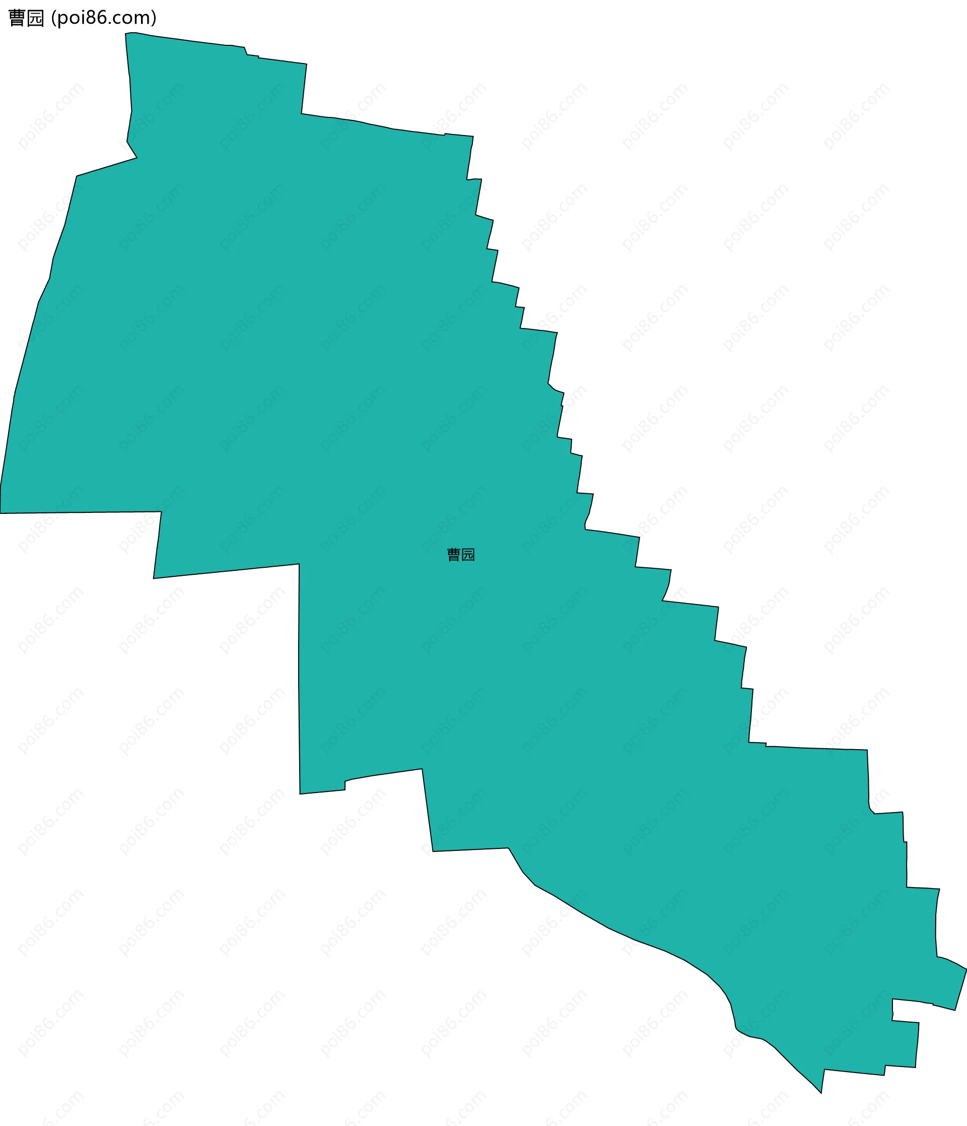 曹园边界地图