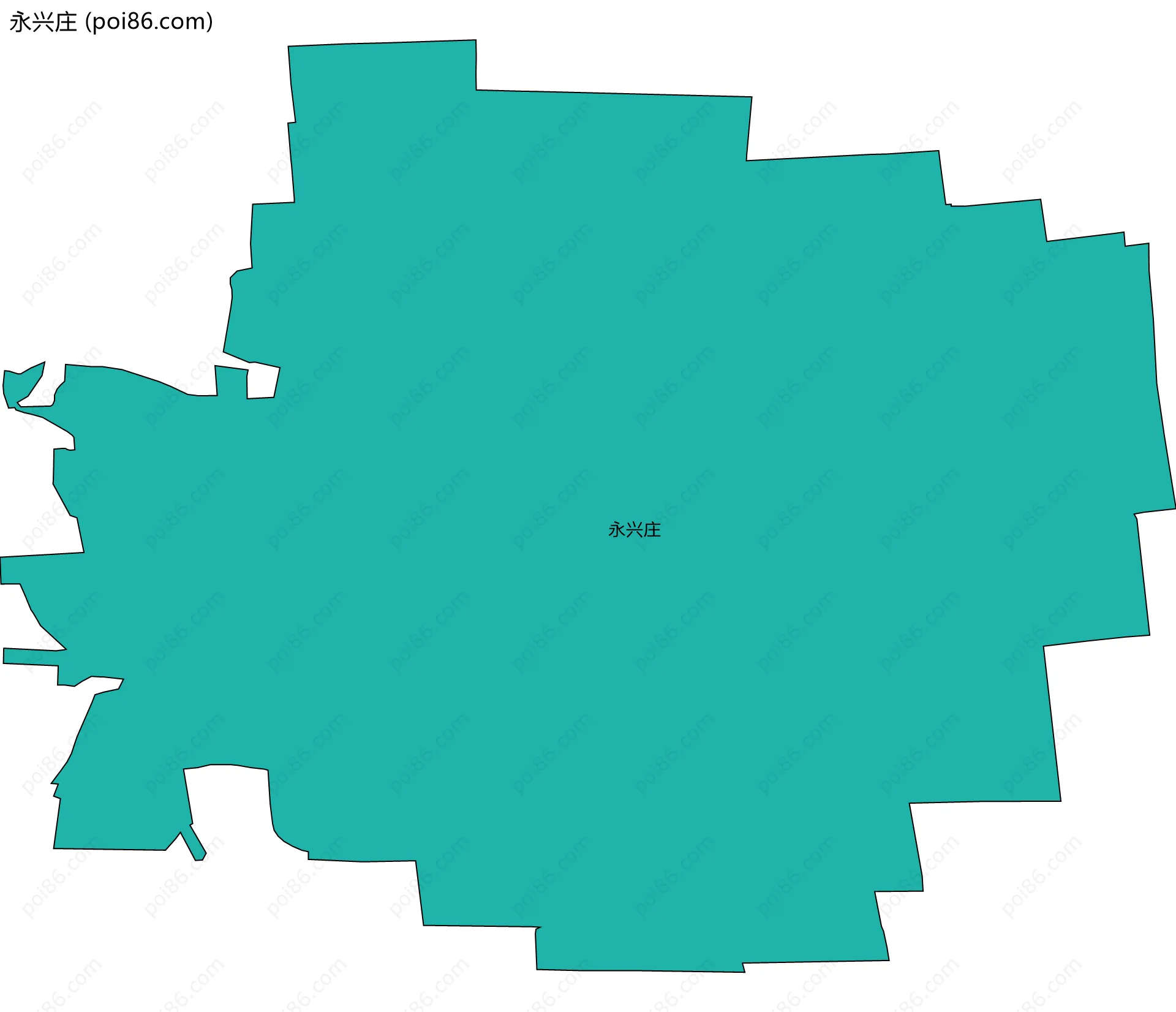 永兴庄边界地图