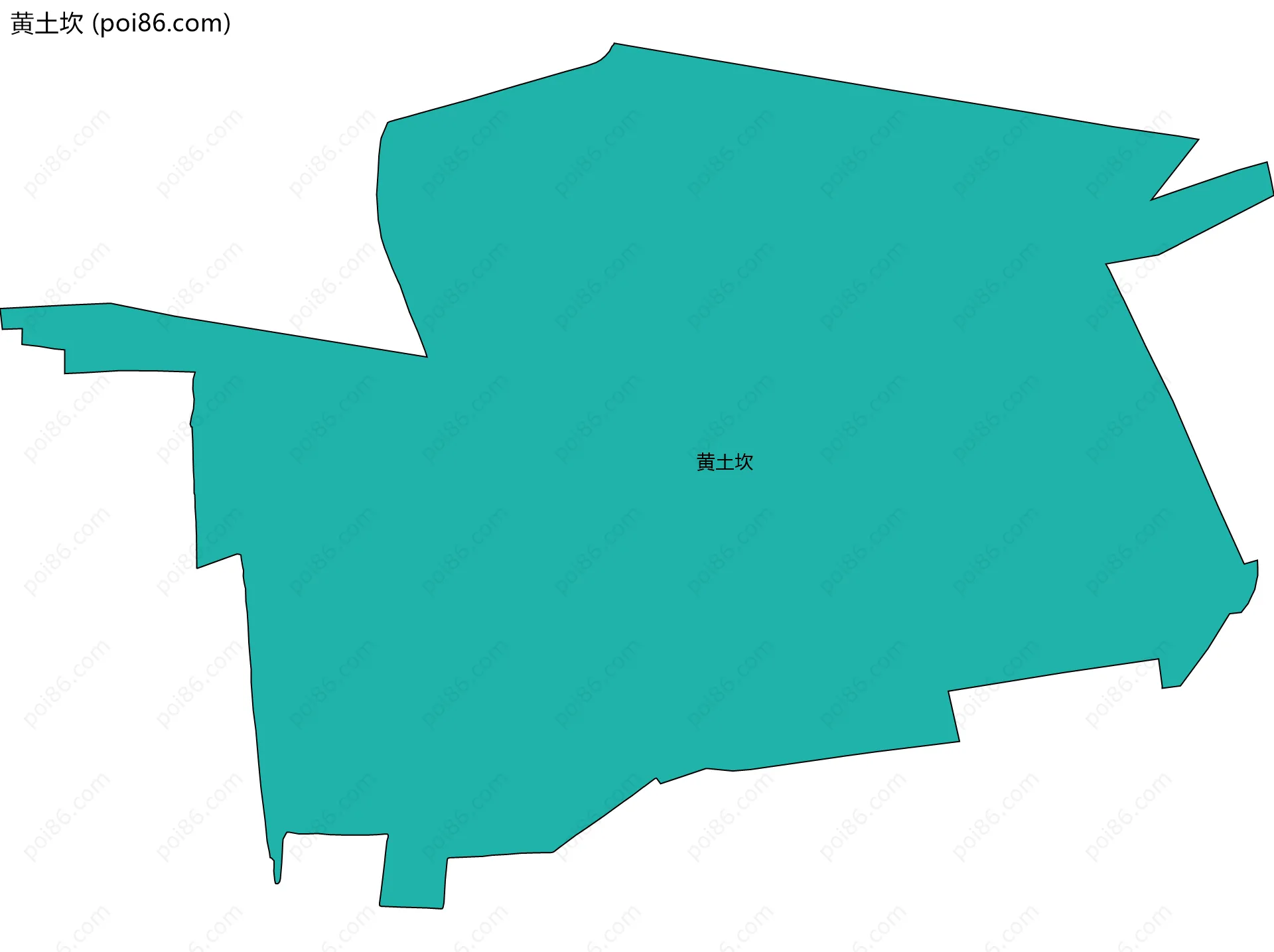 黄土坎边界地图