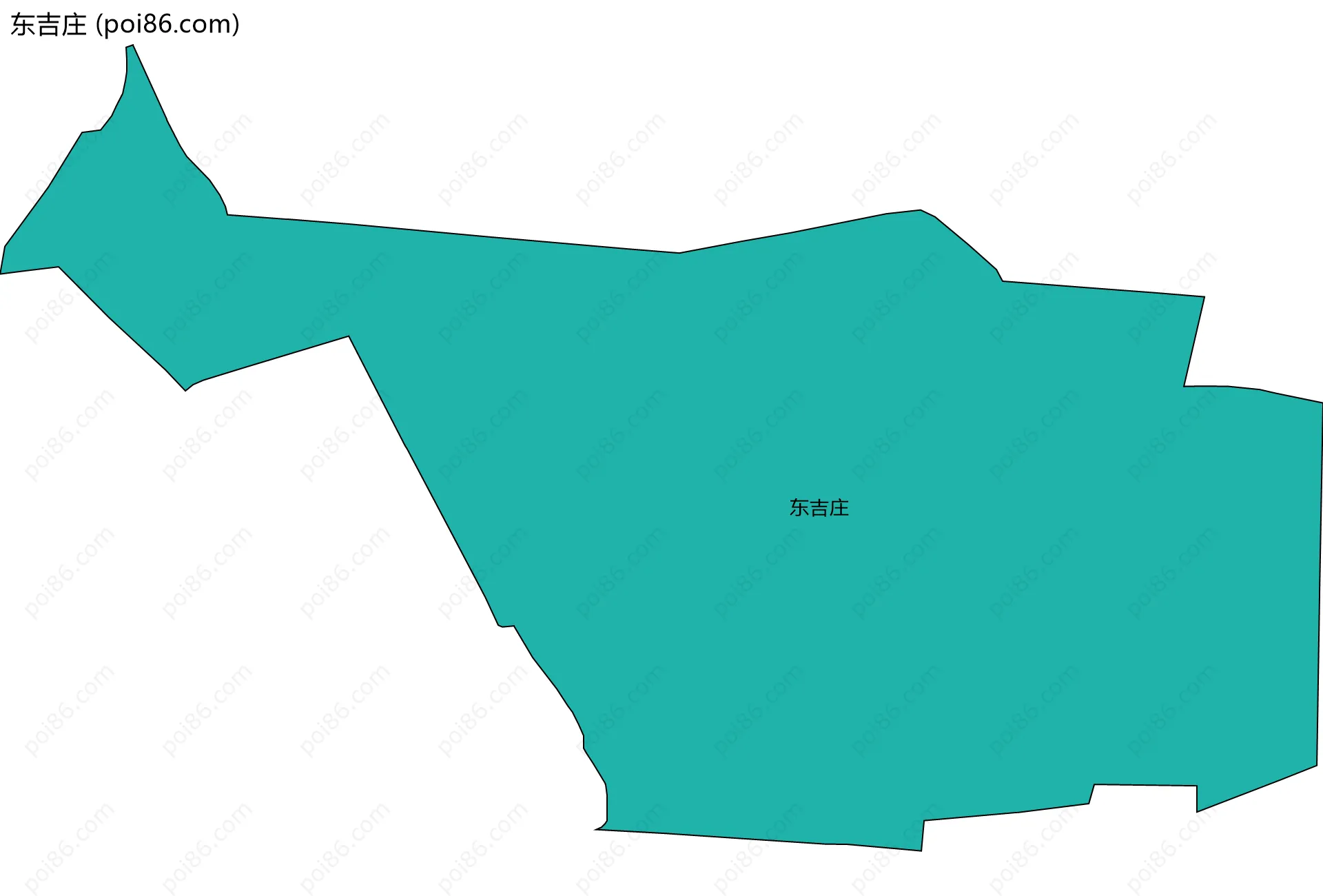 东吉庄边界地图