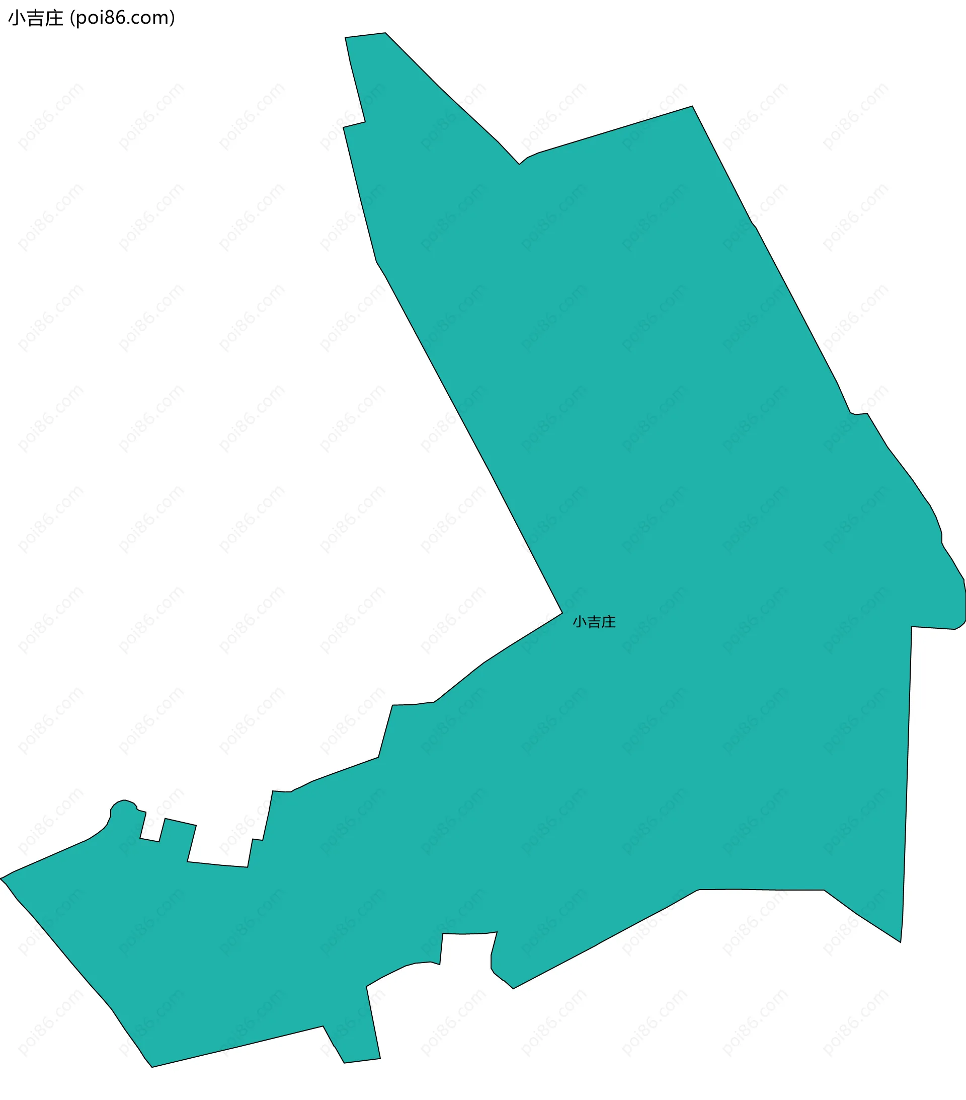 小吉庄边界地图
