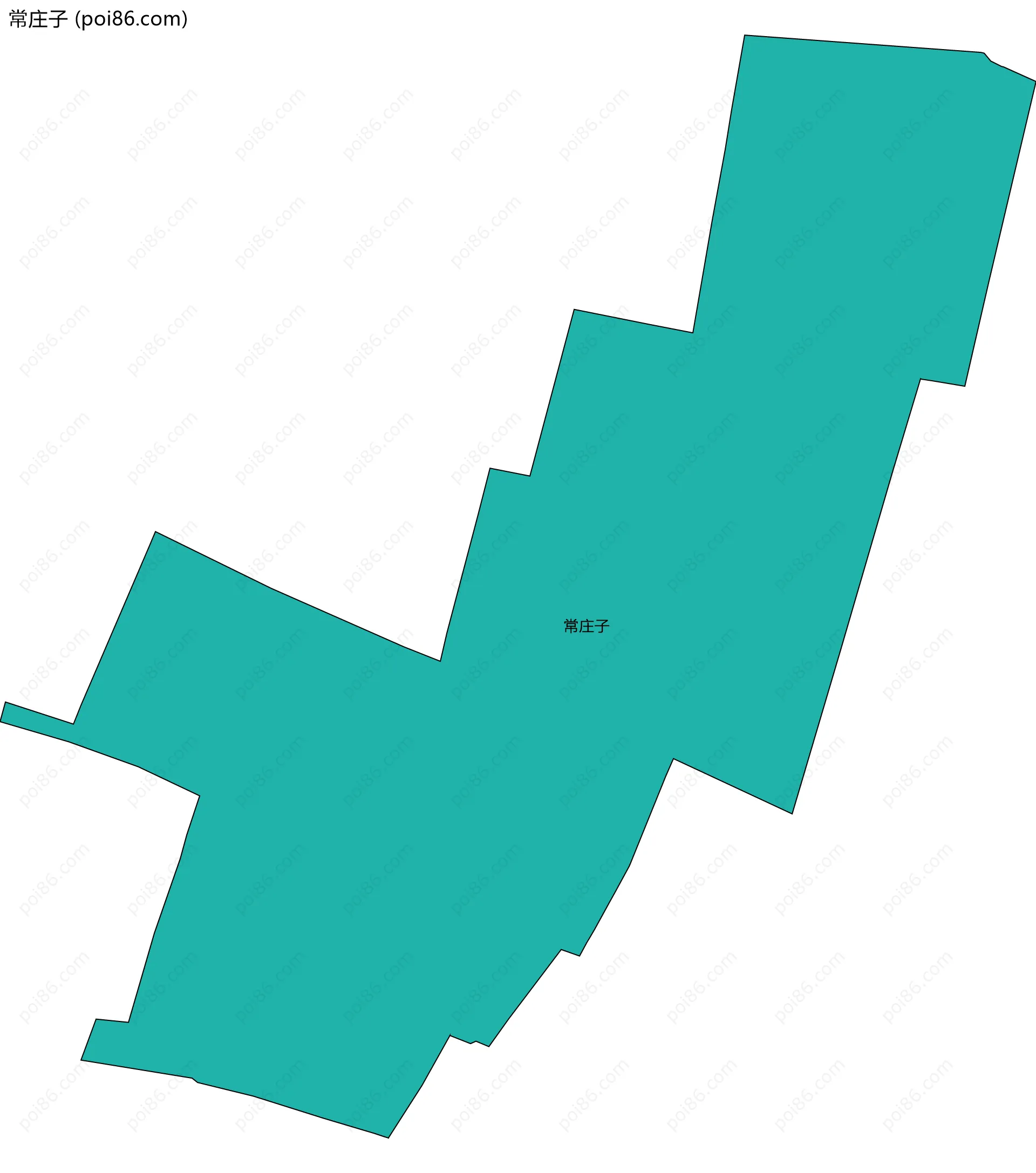 常庄子边界地图