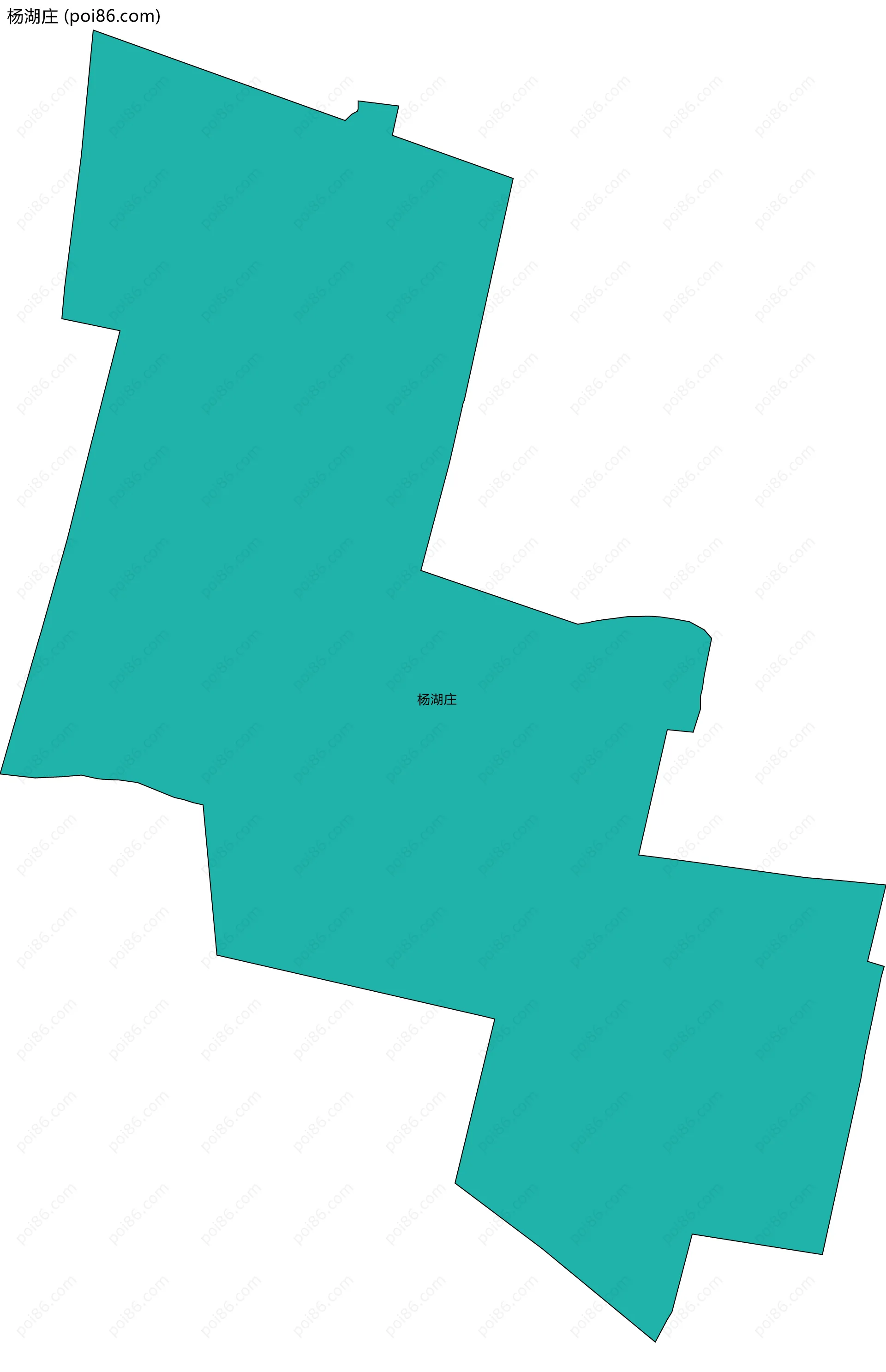 杨湖庄边界地图