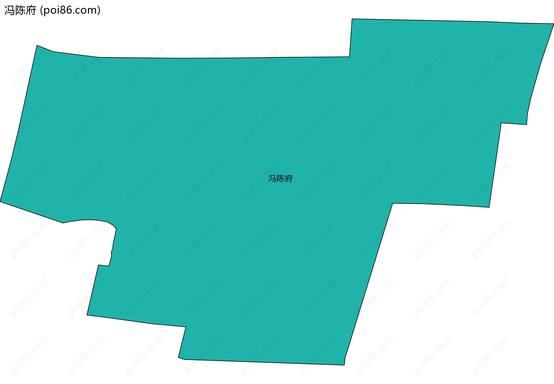 冯陈府边界地图