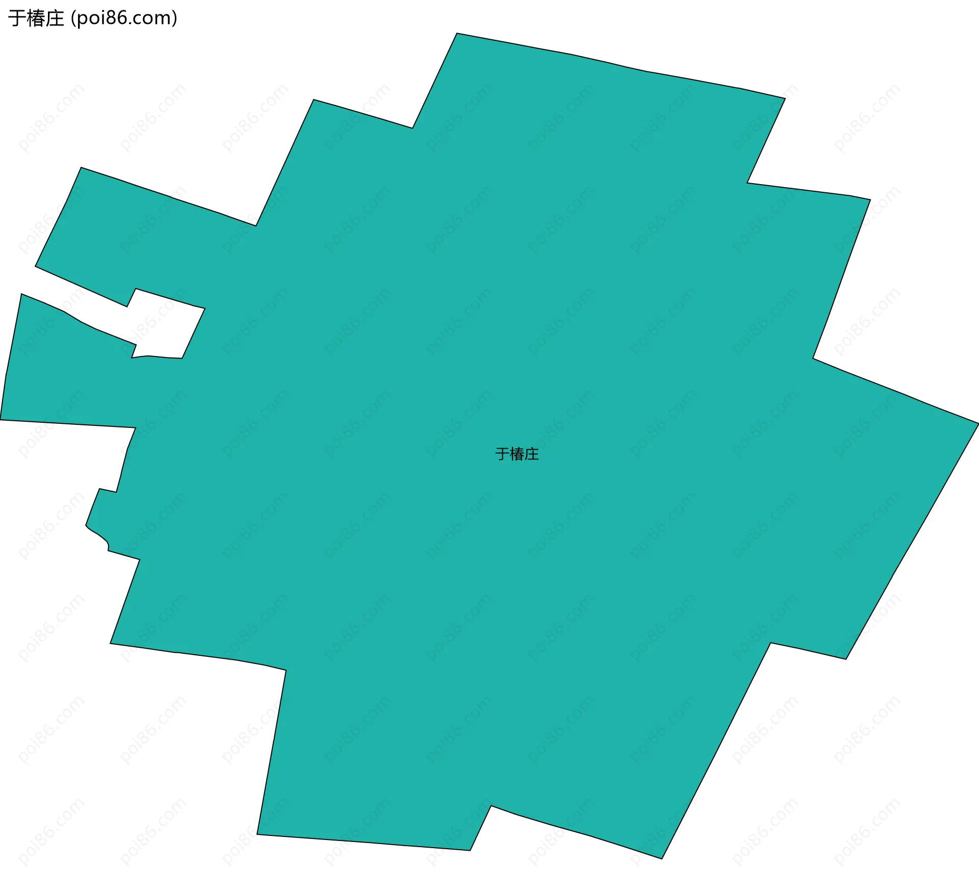 于椿庄边界地图
