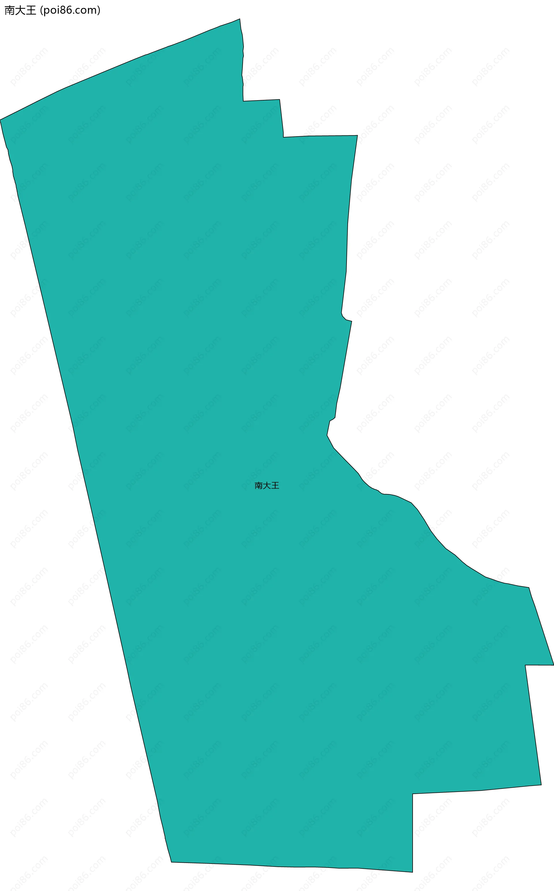 南大王边界地图