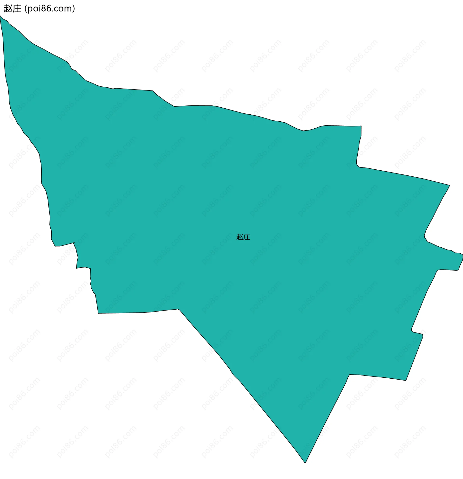 赵庄边界地图