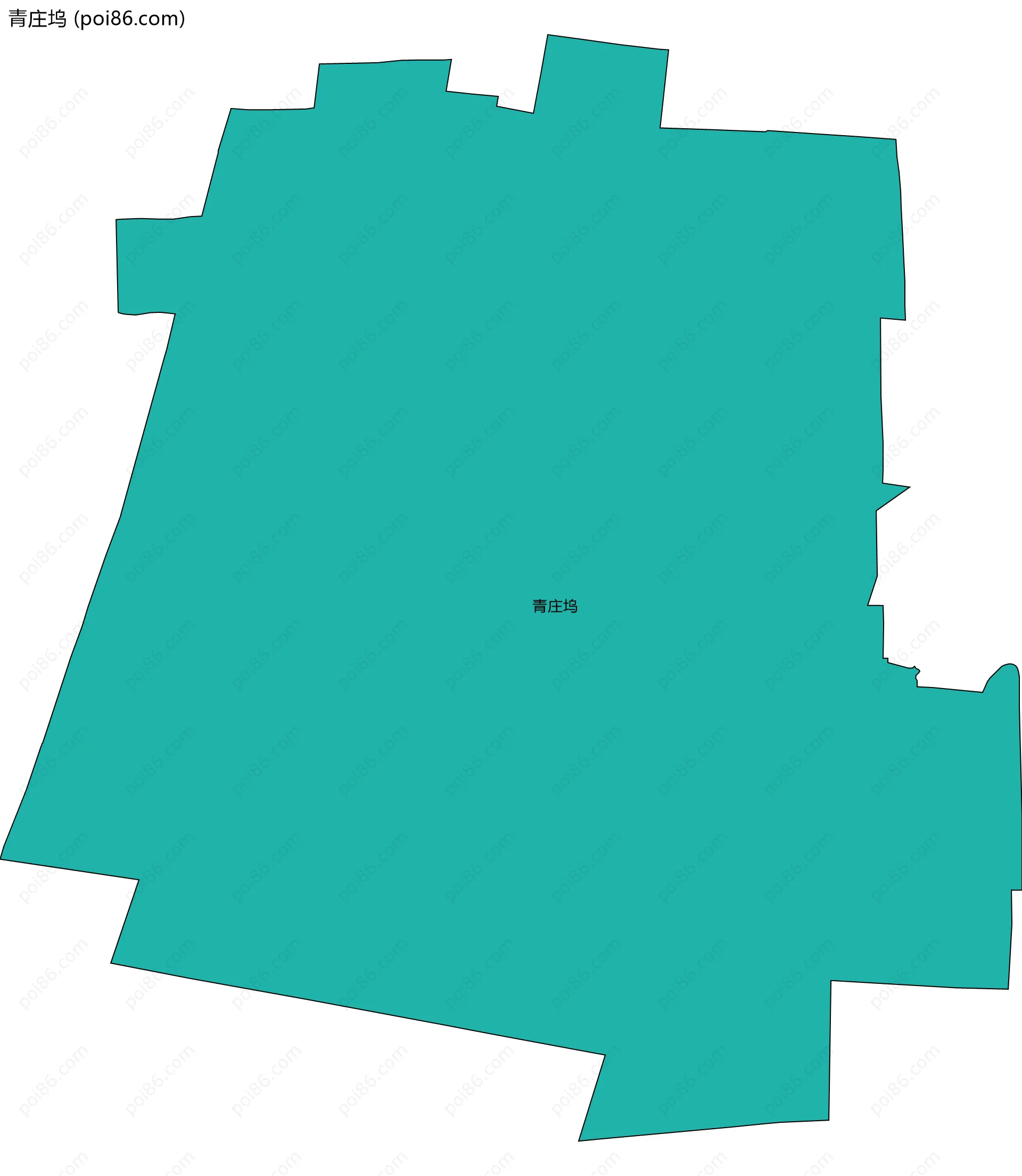青庄坞边界地图