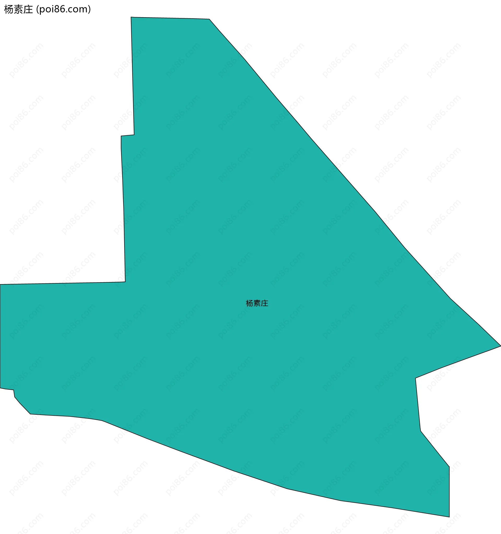 杨素庄边界地图