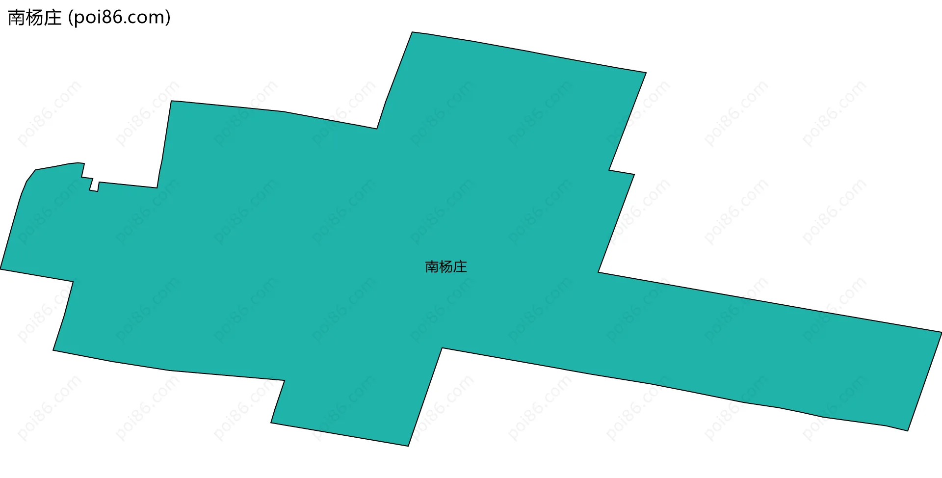 南杨庄边界地图